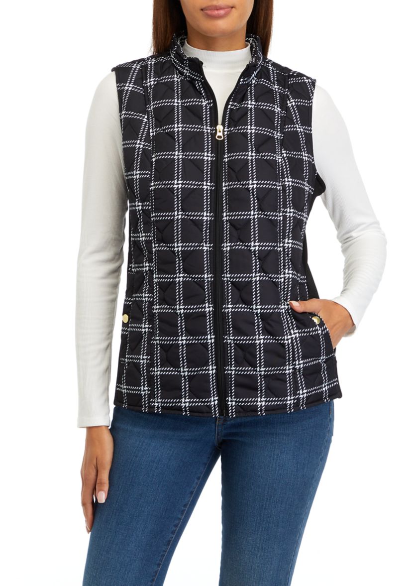   Womens Printed Side Rib Vest 