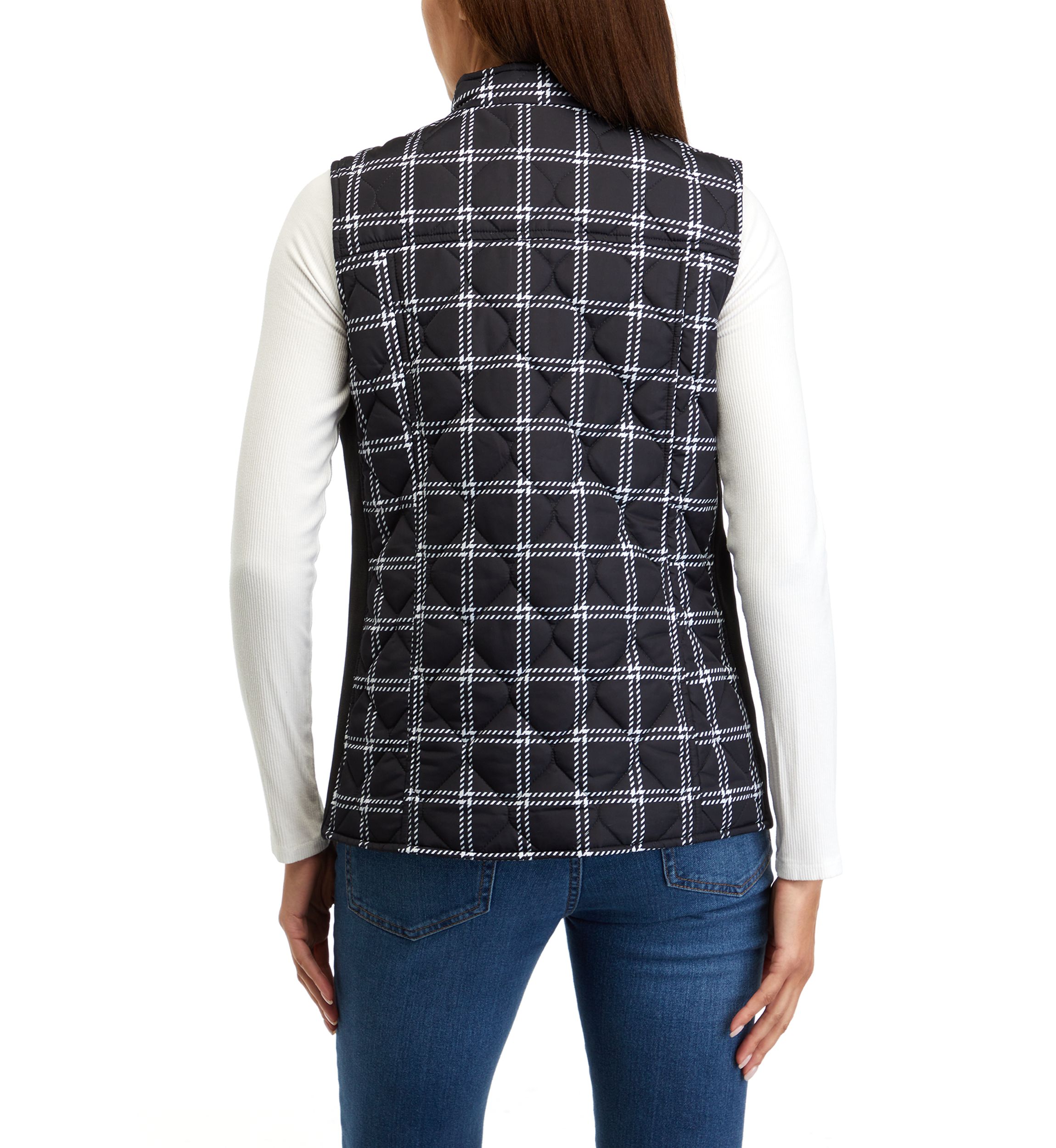   Womens Printed Side Rib Vest 