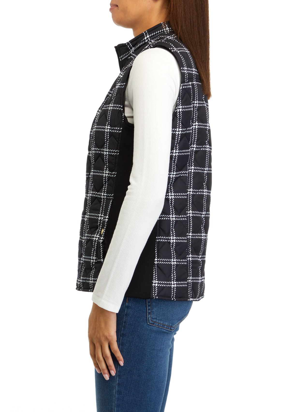   Womens Printed Side Rib Vest 