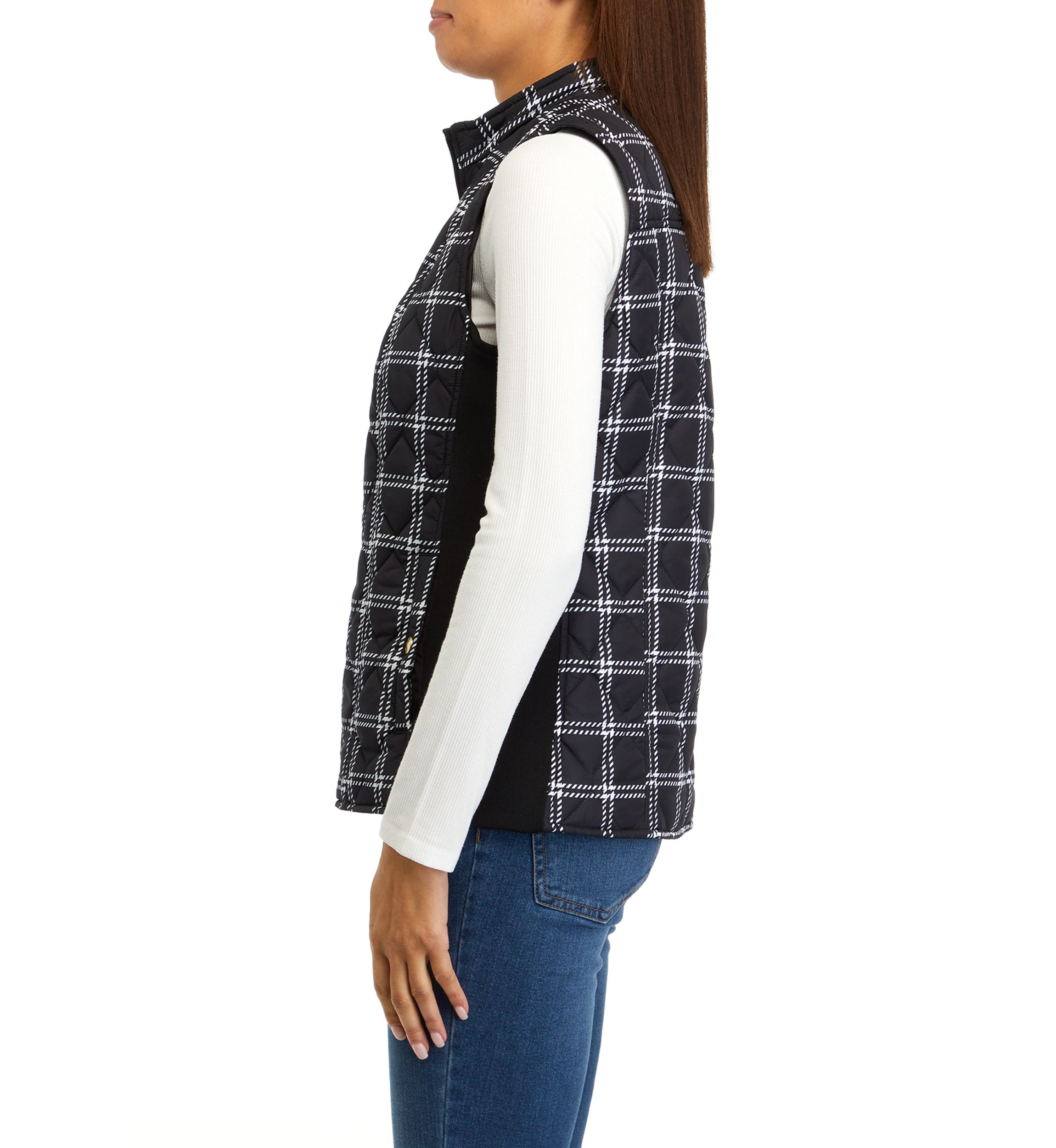   Womens Printed Side Rib Vest 