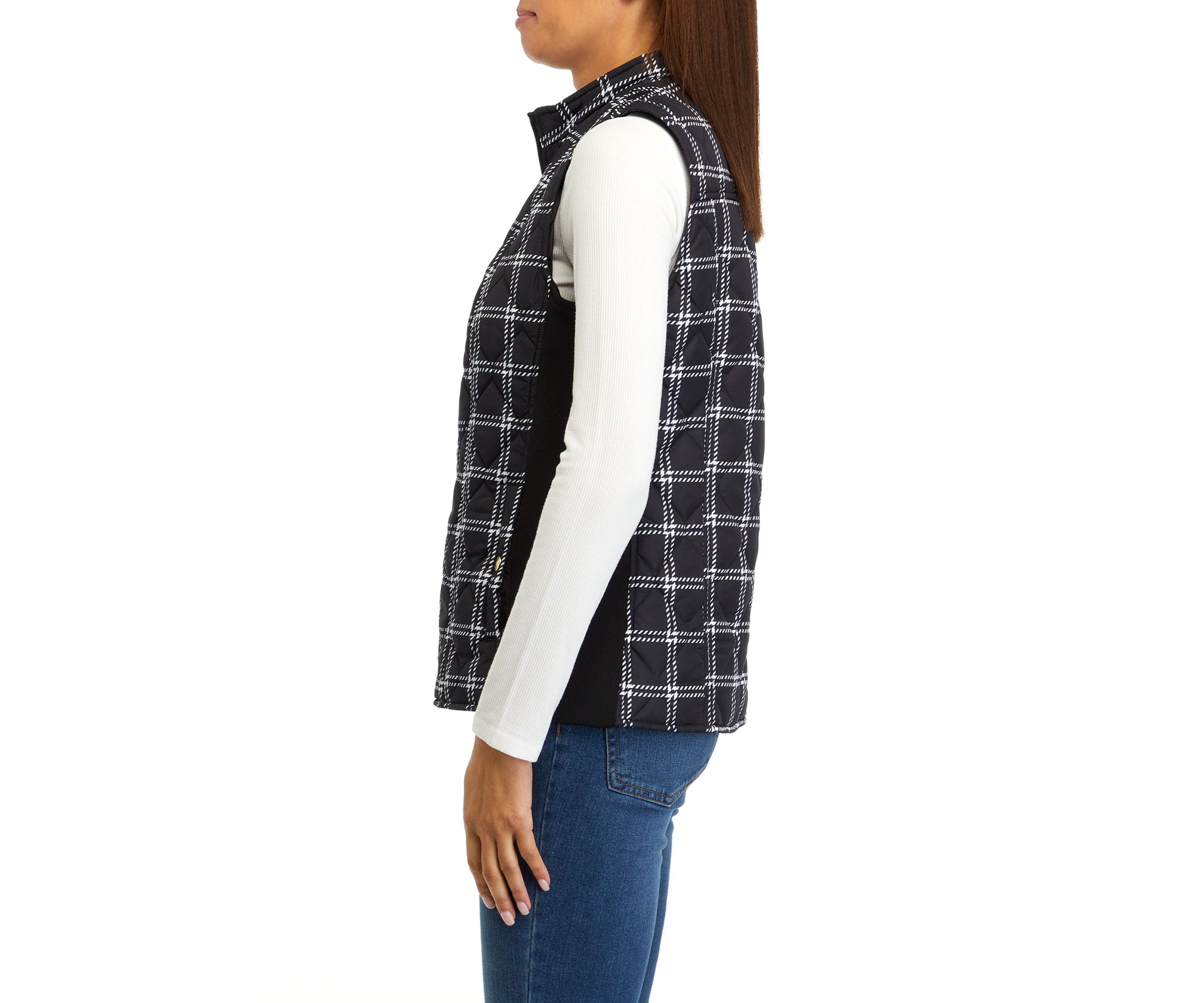   Womens Printed Side Rib Vest 
