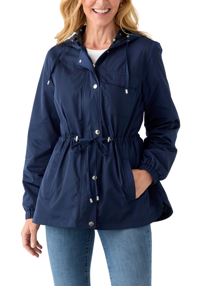 Womens Hooded Anorak Jacket