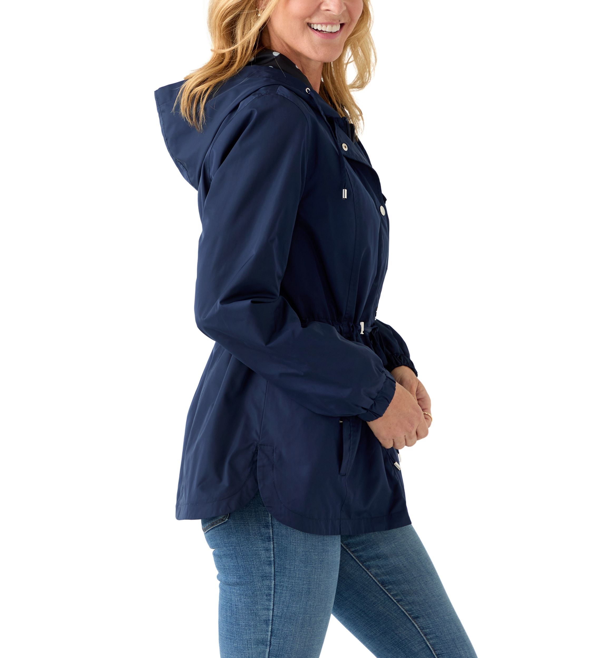 Womens Hooded Anorak Jacket