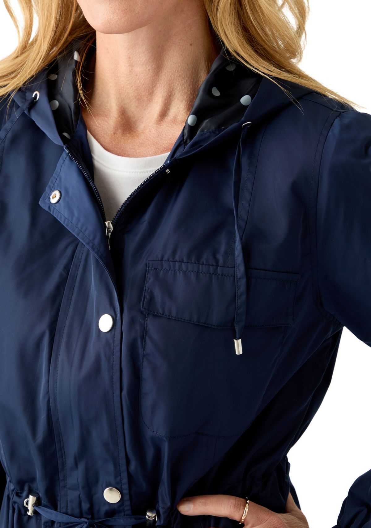 Womens Hooded Anorak Jacket