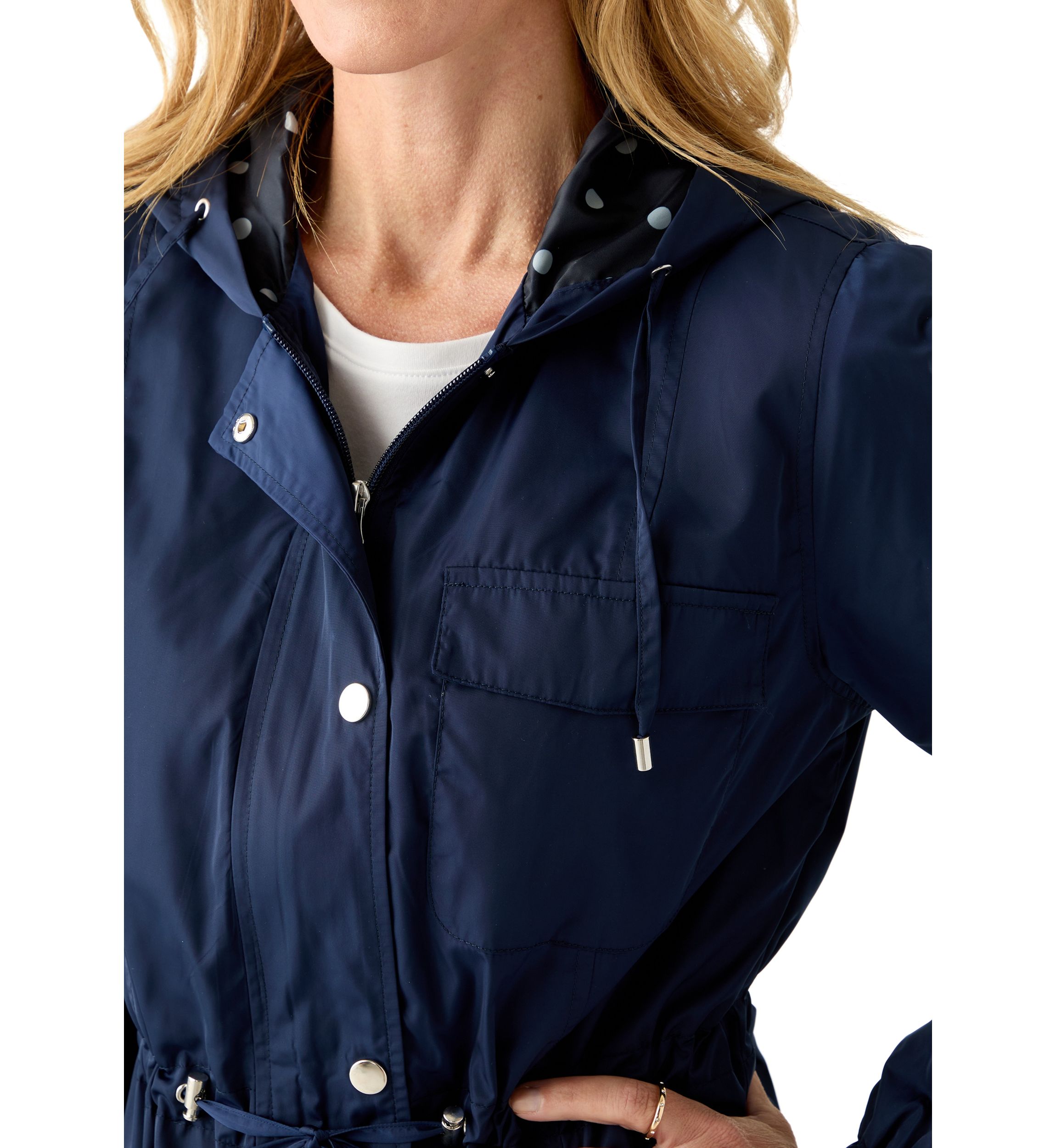 Womens Hooded Anorak Jacket