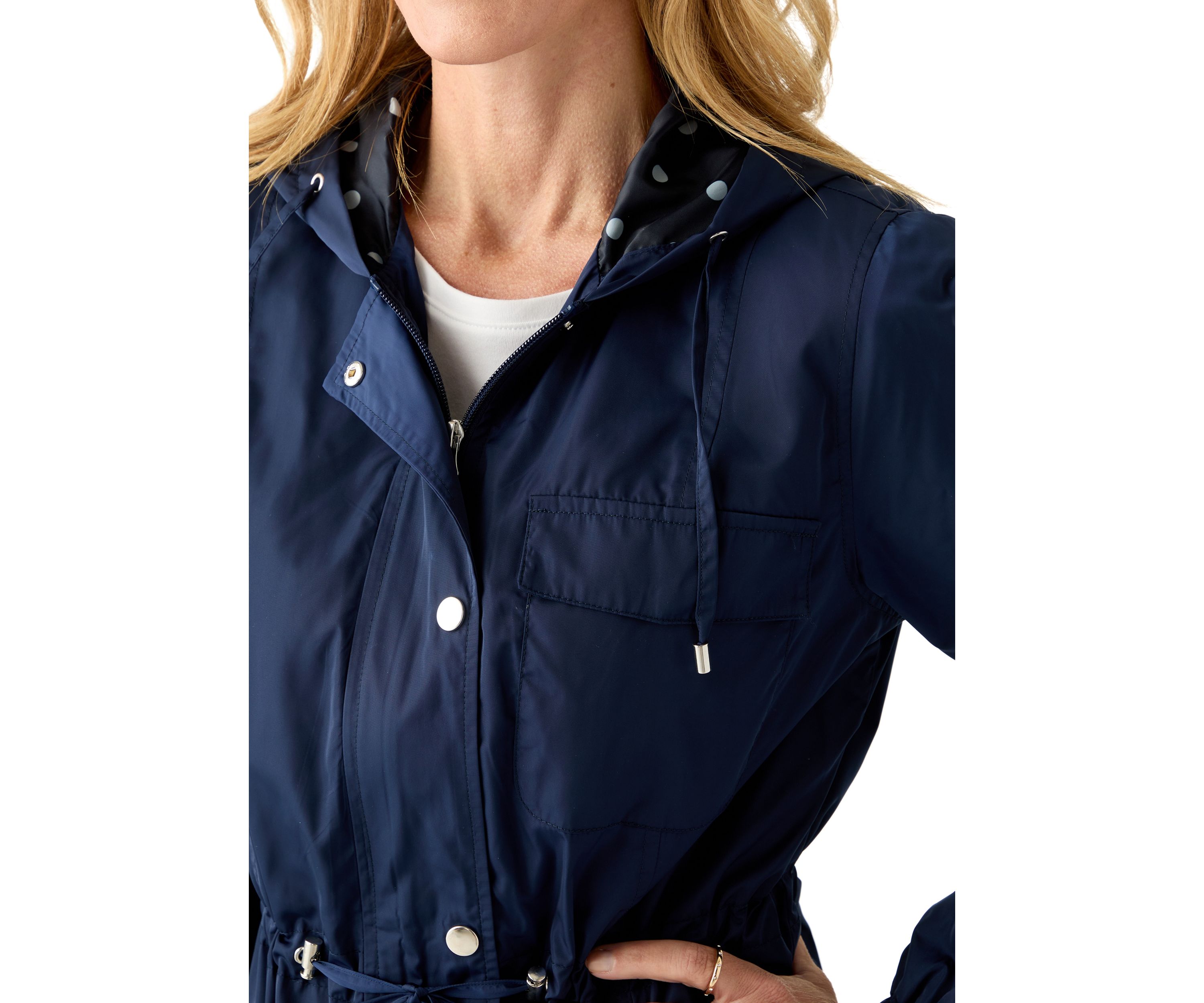 Womens Hooded Anorak Jacket