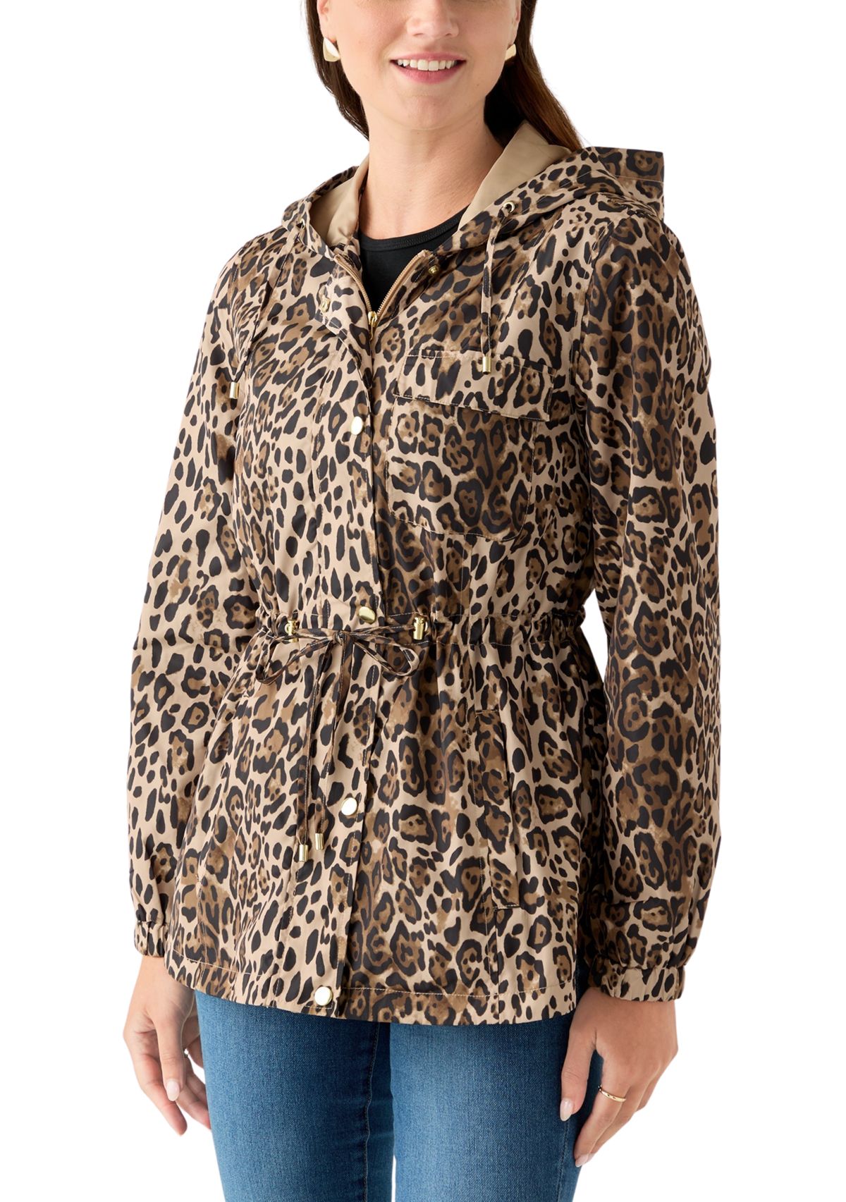 Womens Hooded Anorak Jacket