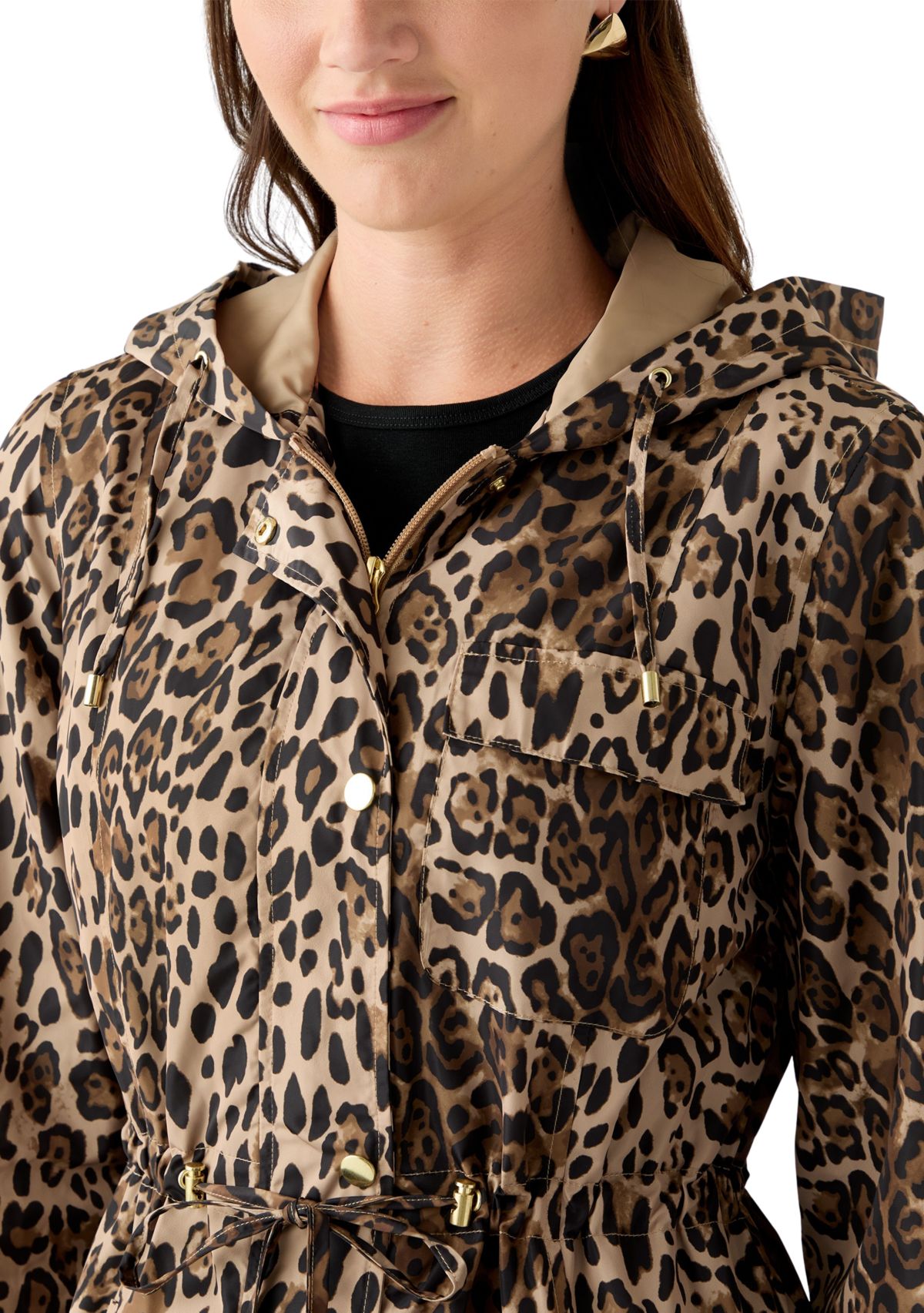 Womens Hooded Anorak Jacket