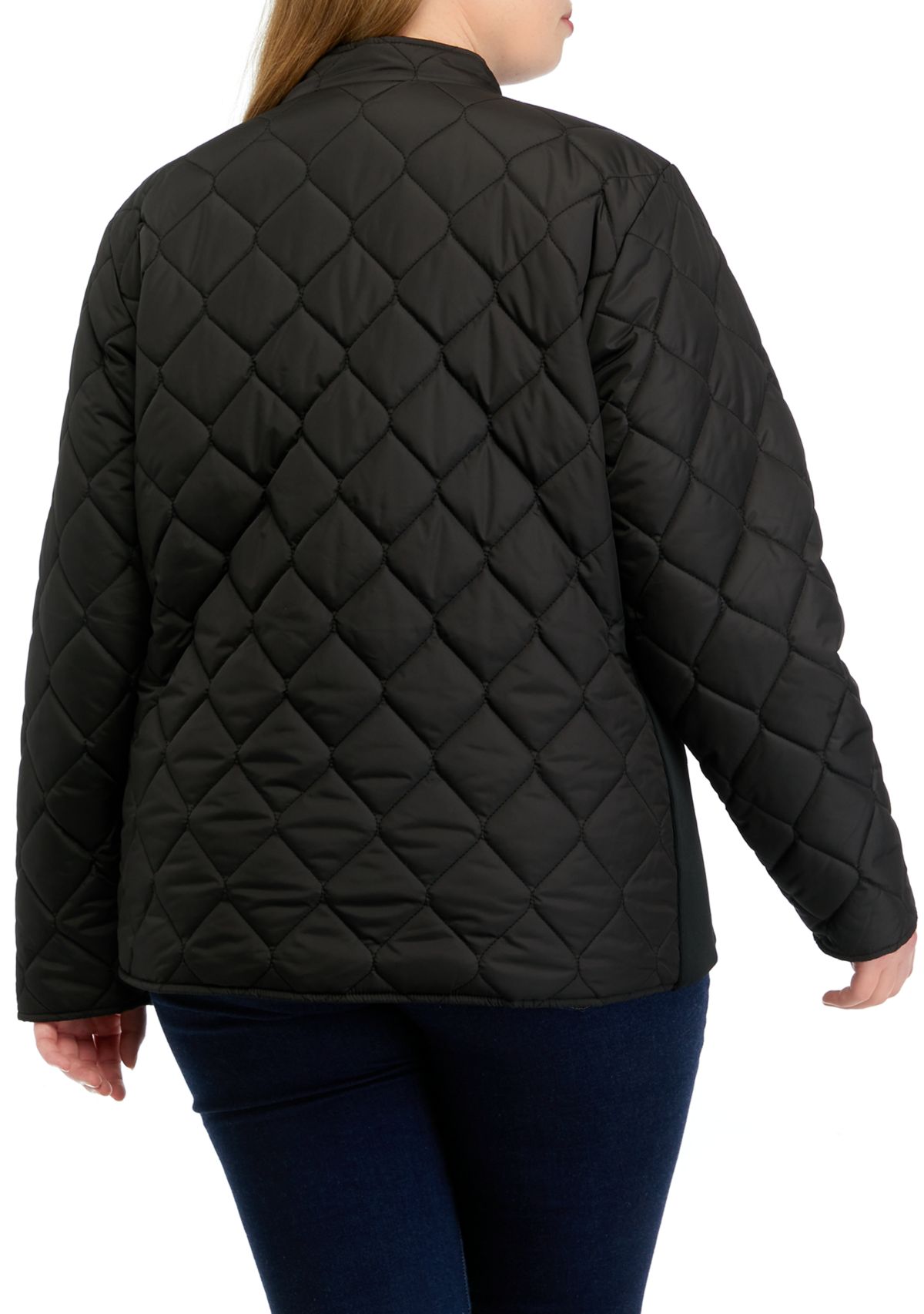 Plus Size Quilted Barn Jacket 