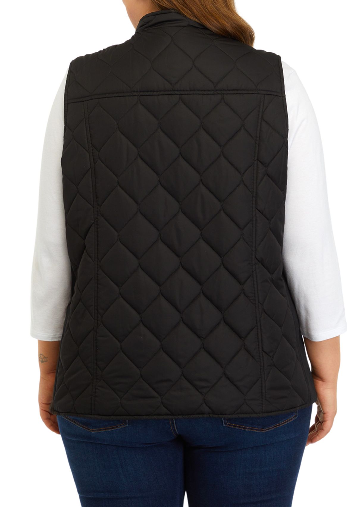 Plus Size Side Rib Vest 