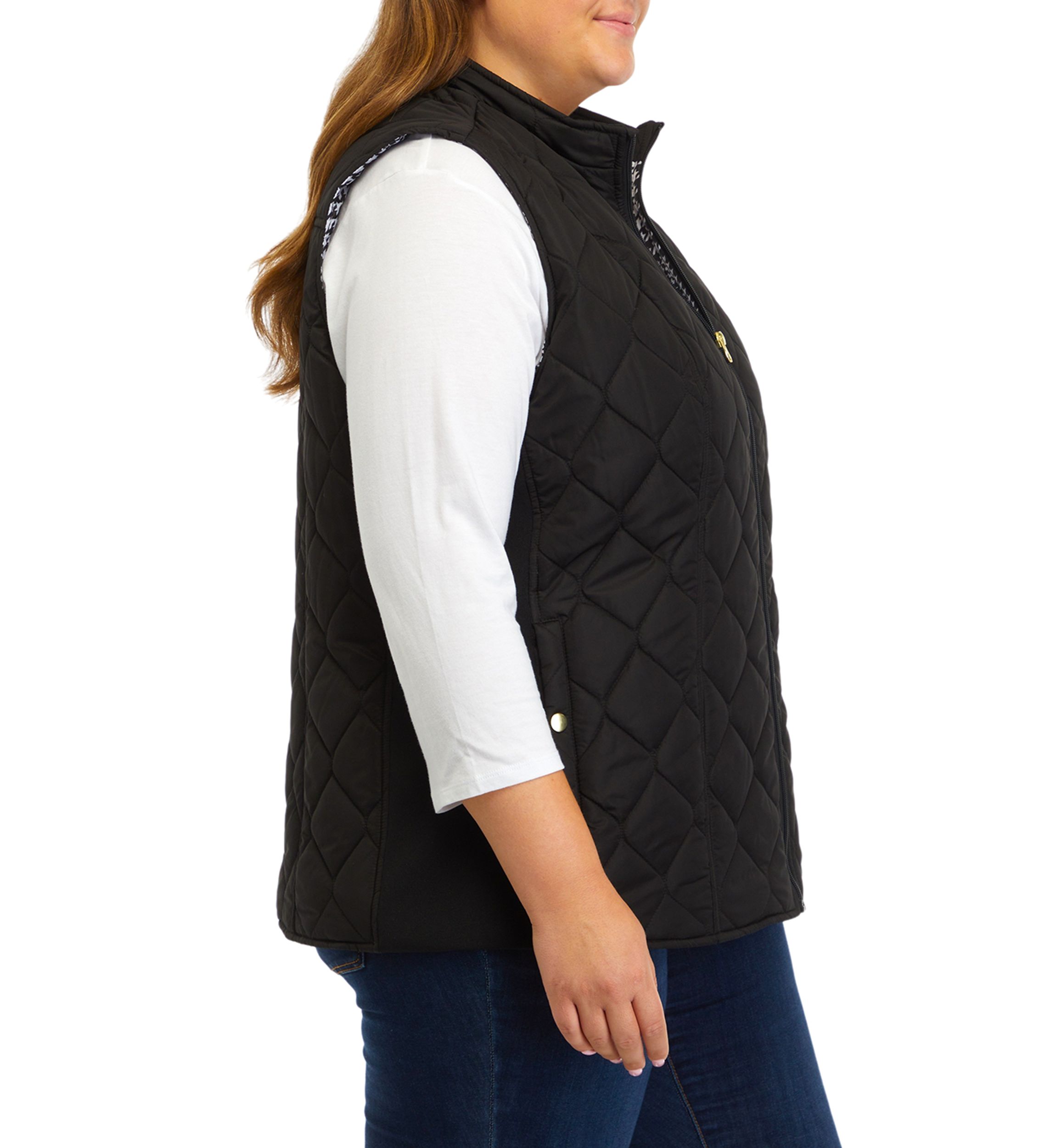 Plus Size Side Rib Vest 