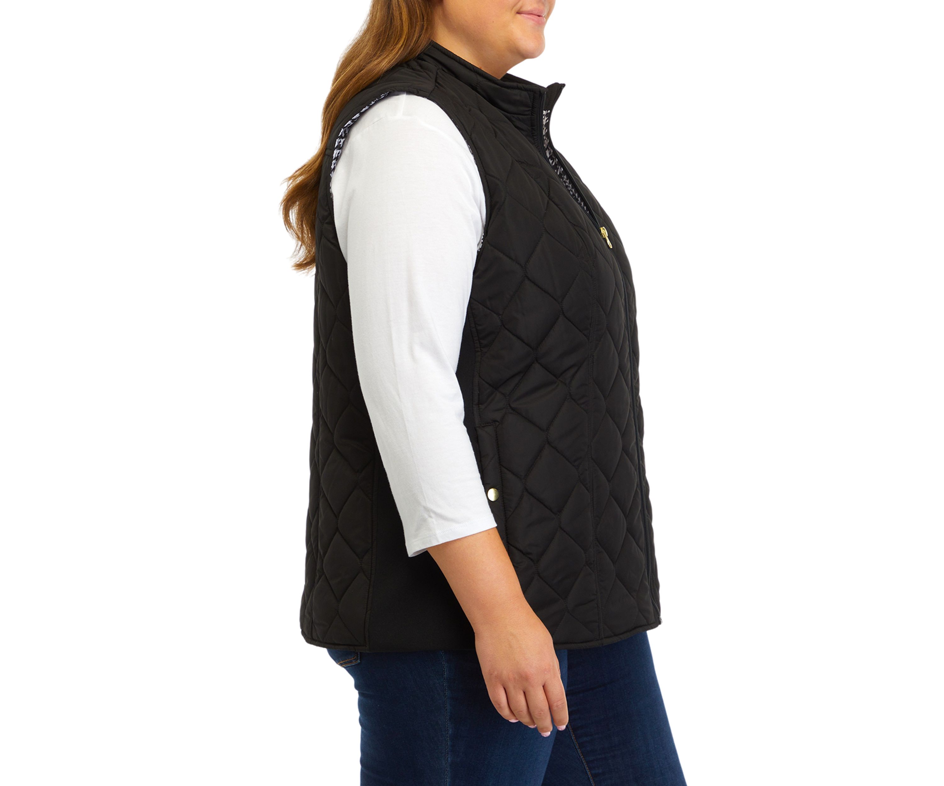 Plus Size Side Rib Vest 
