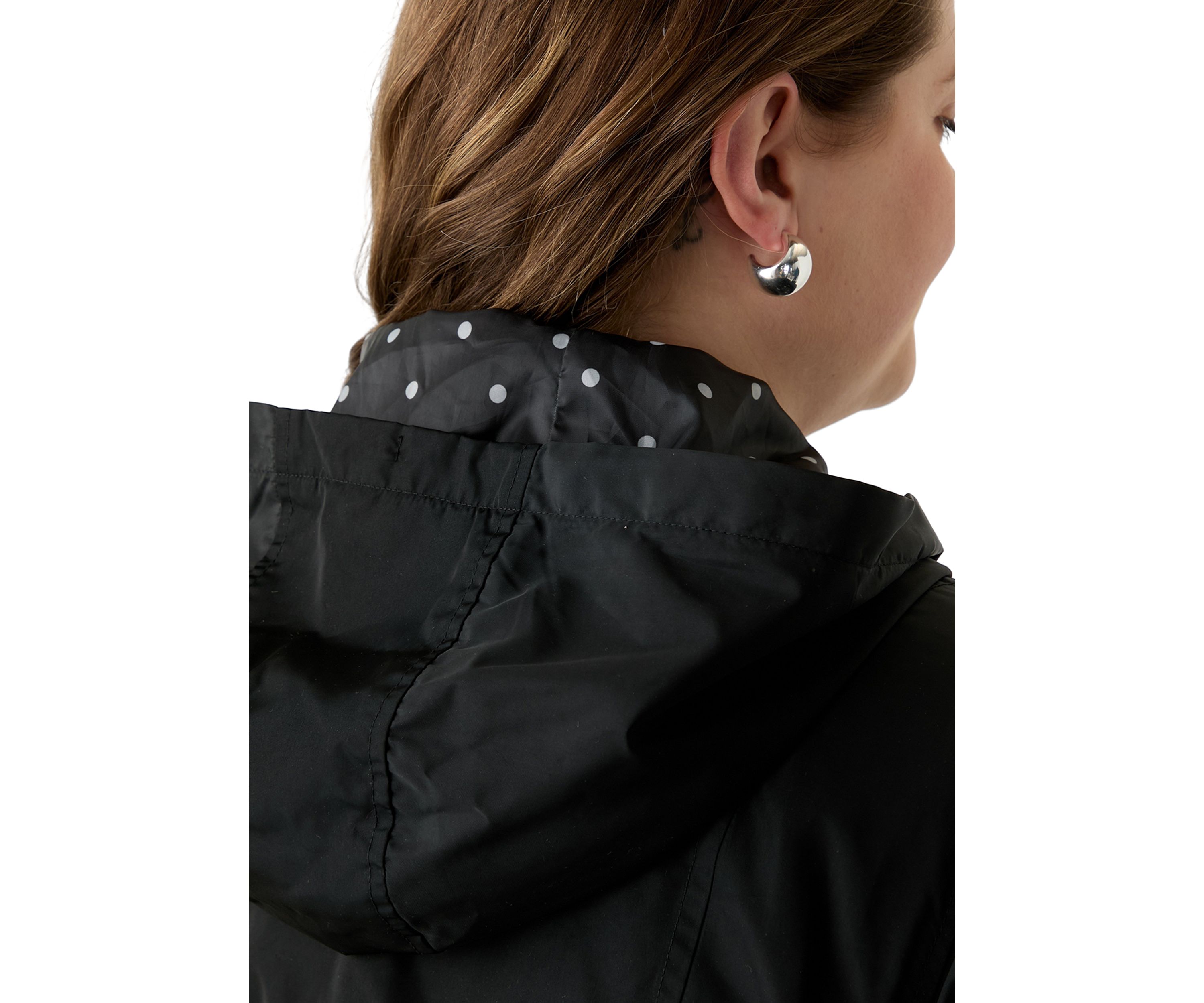 Plus Size Long Sleeve Hooded Anorak Jacket