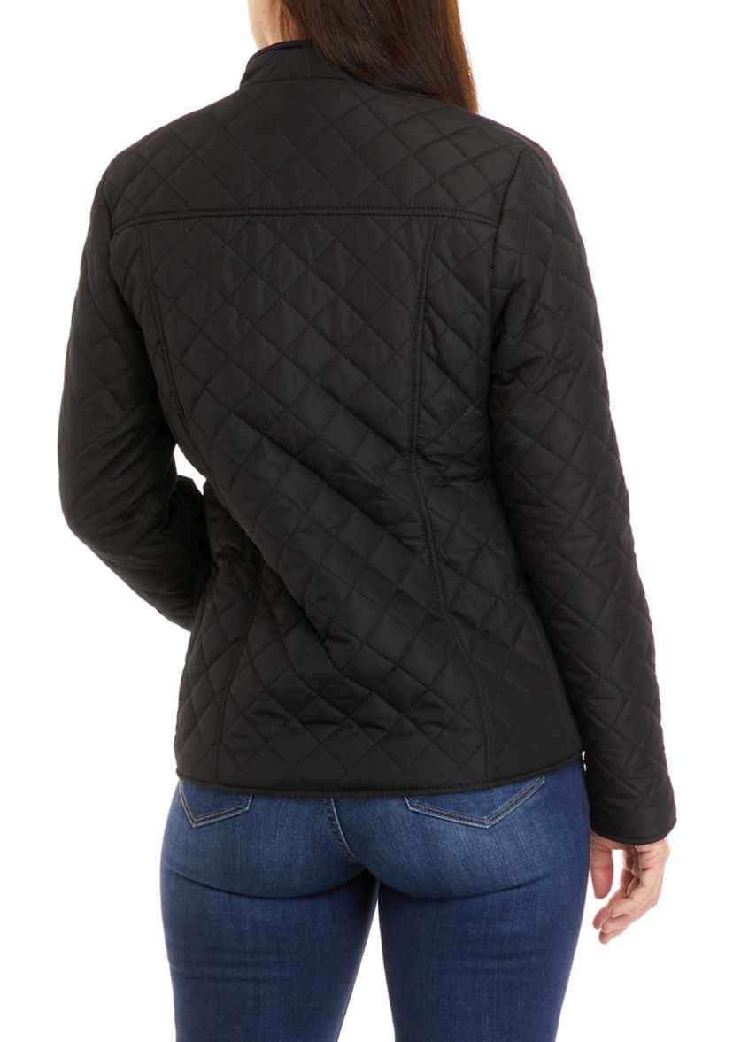 Womens Quilted Jacket with Collar