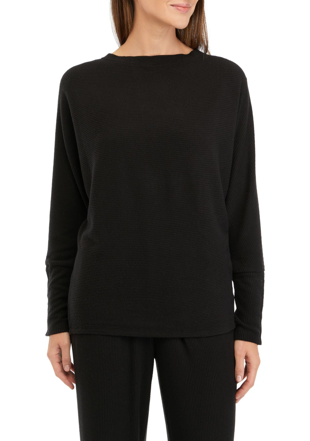 Womens Dolman Sleeve Snap T-Shirt