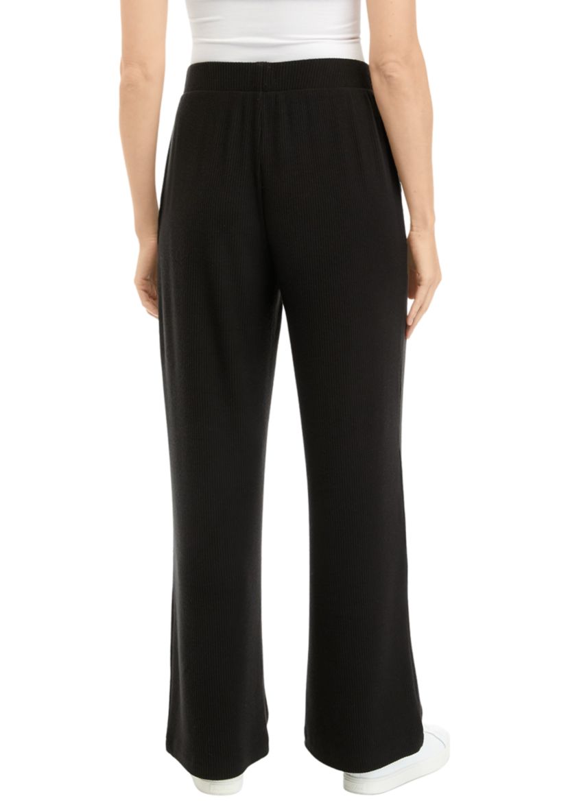 Ribbed Wide Leg Pants