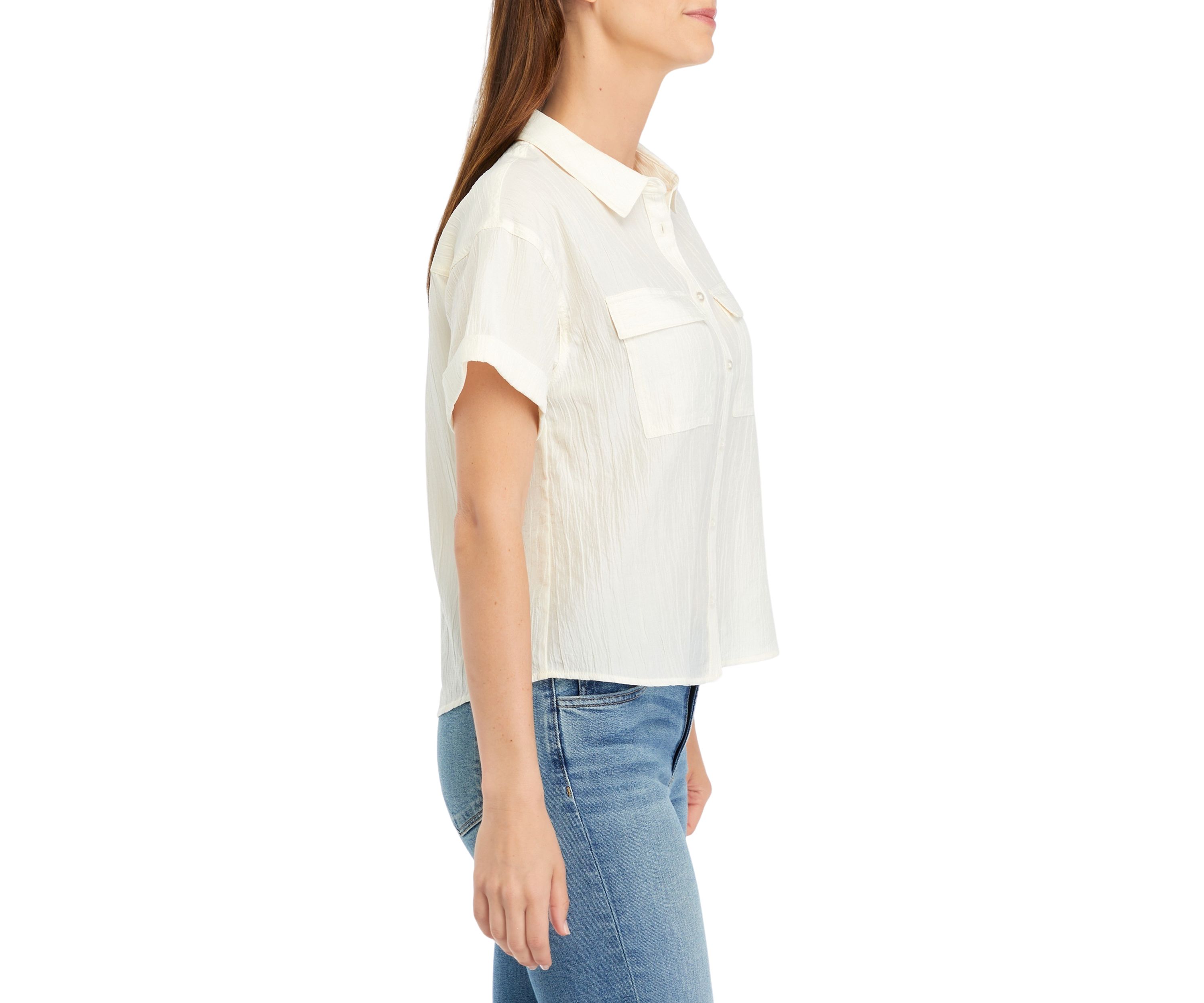 Womens Solid Utility Top