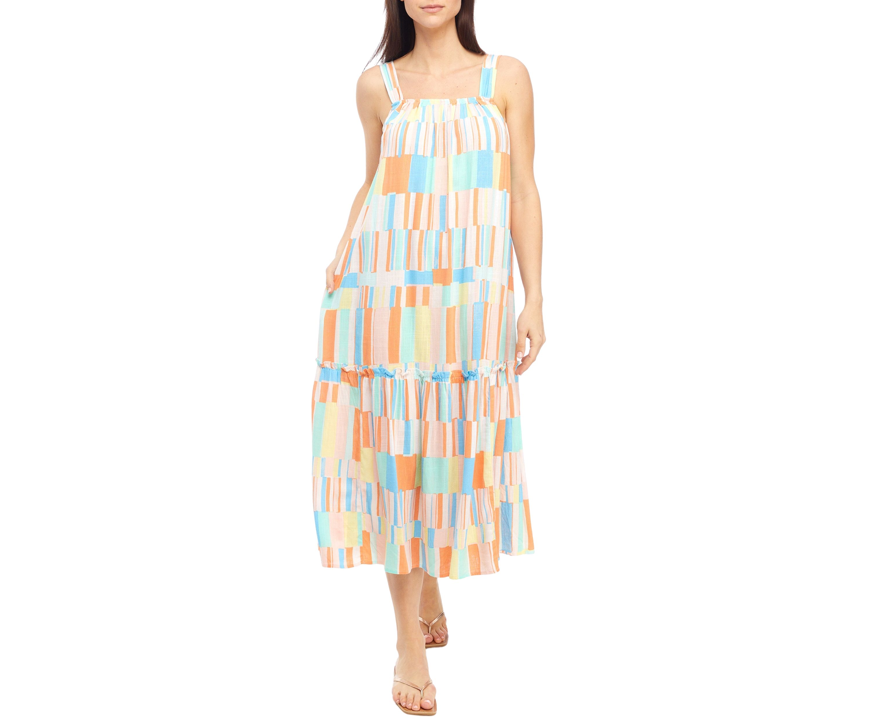 Womens Beachy Swing Maxi Dress