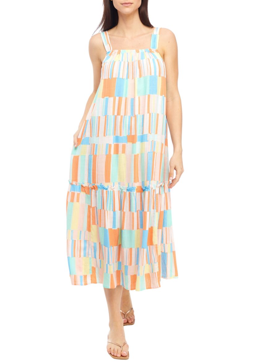 Womens Beachy Swing Maxi Dress