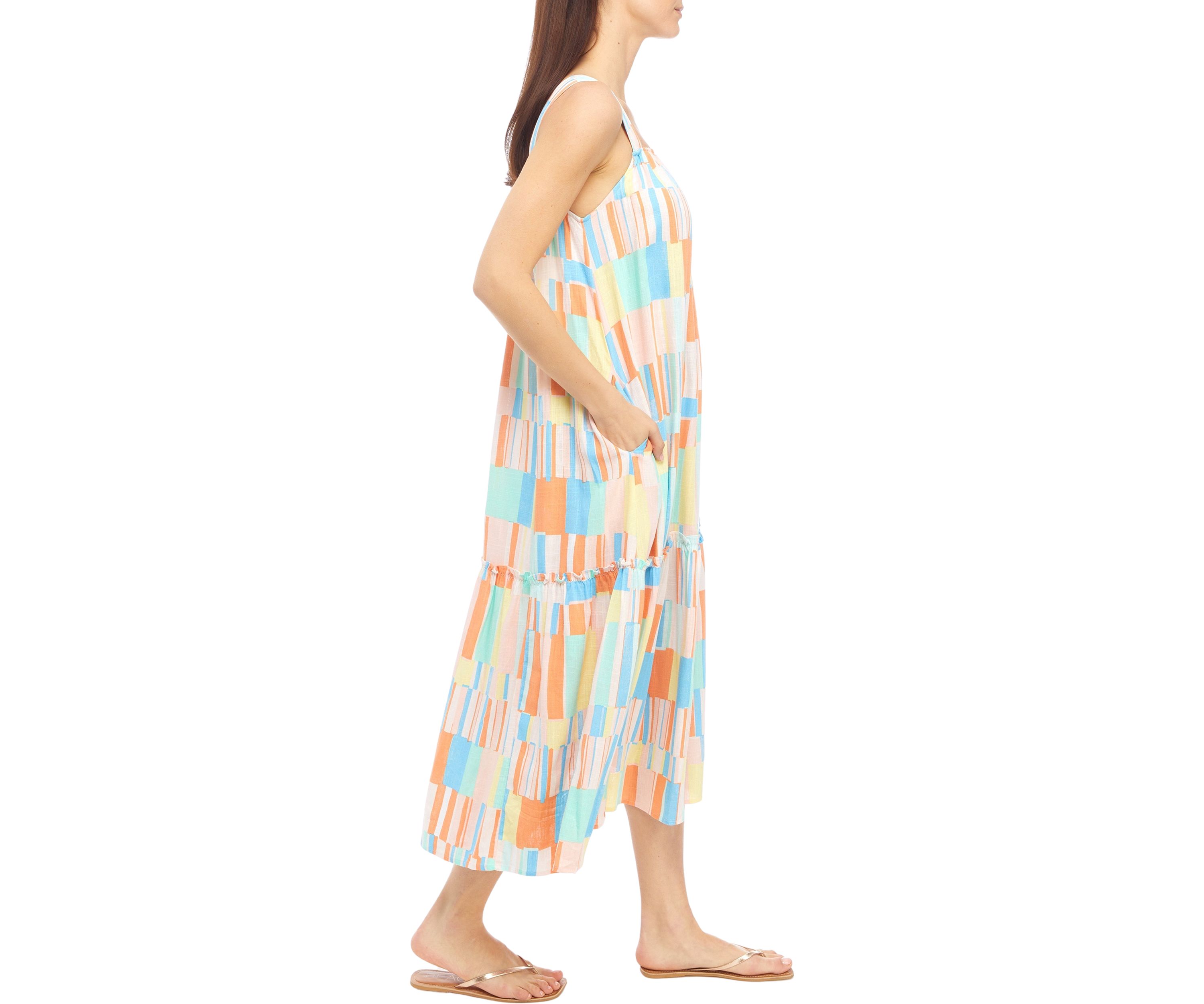 Womens Beachy Swing Maxi Dress