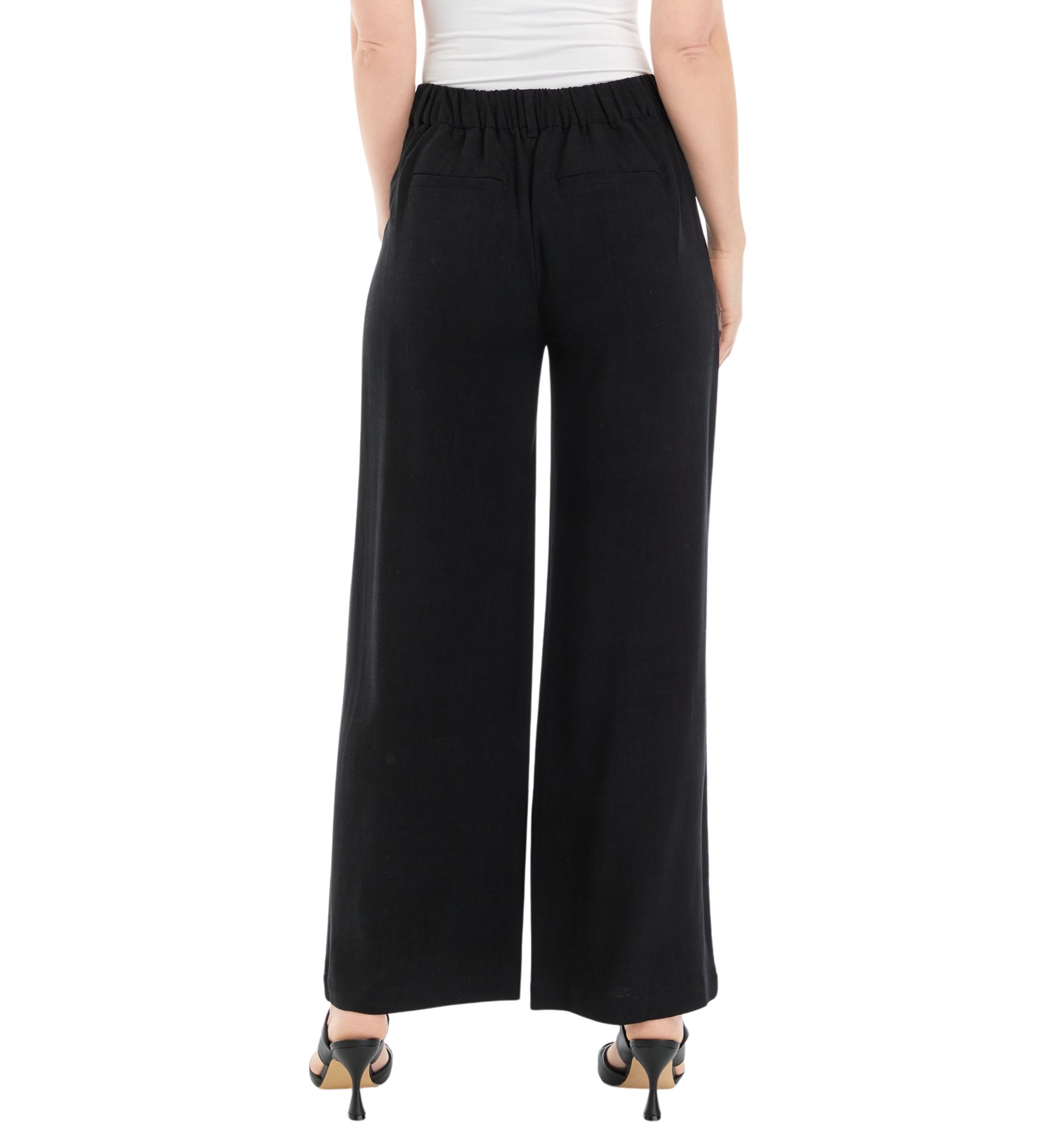 Womens Relaxed Pleat Front Trouser Pants