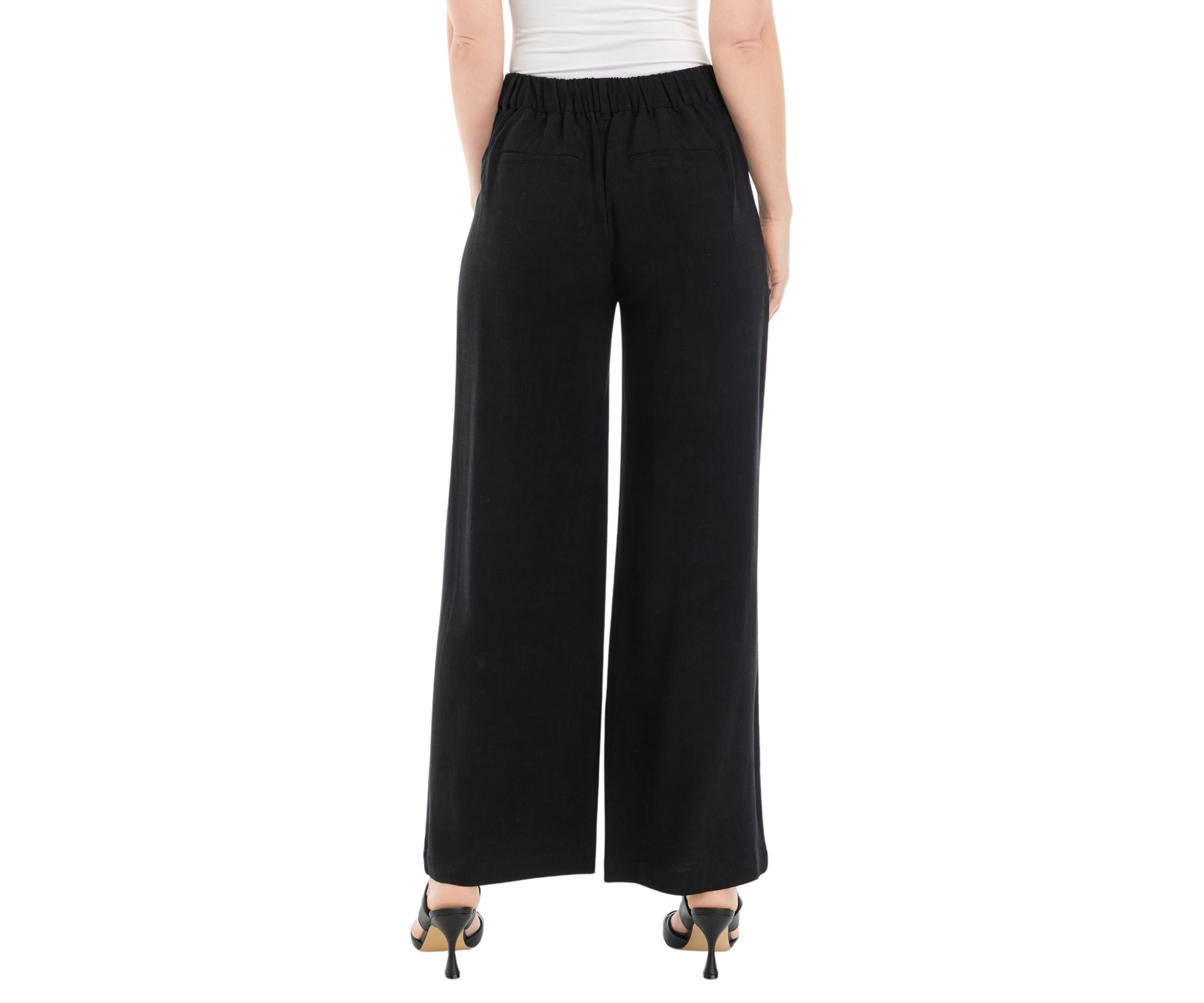Womens Relaxed Pleat Front Trouser Pants