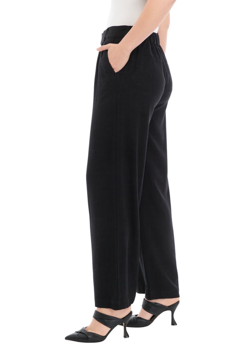 Womens Relaxed Pleat Front Trouser Pants