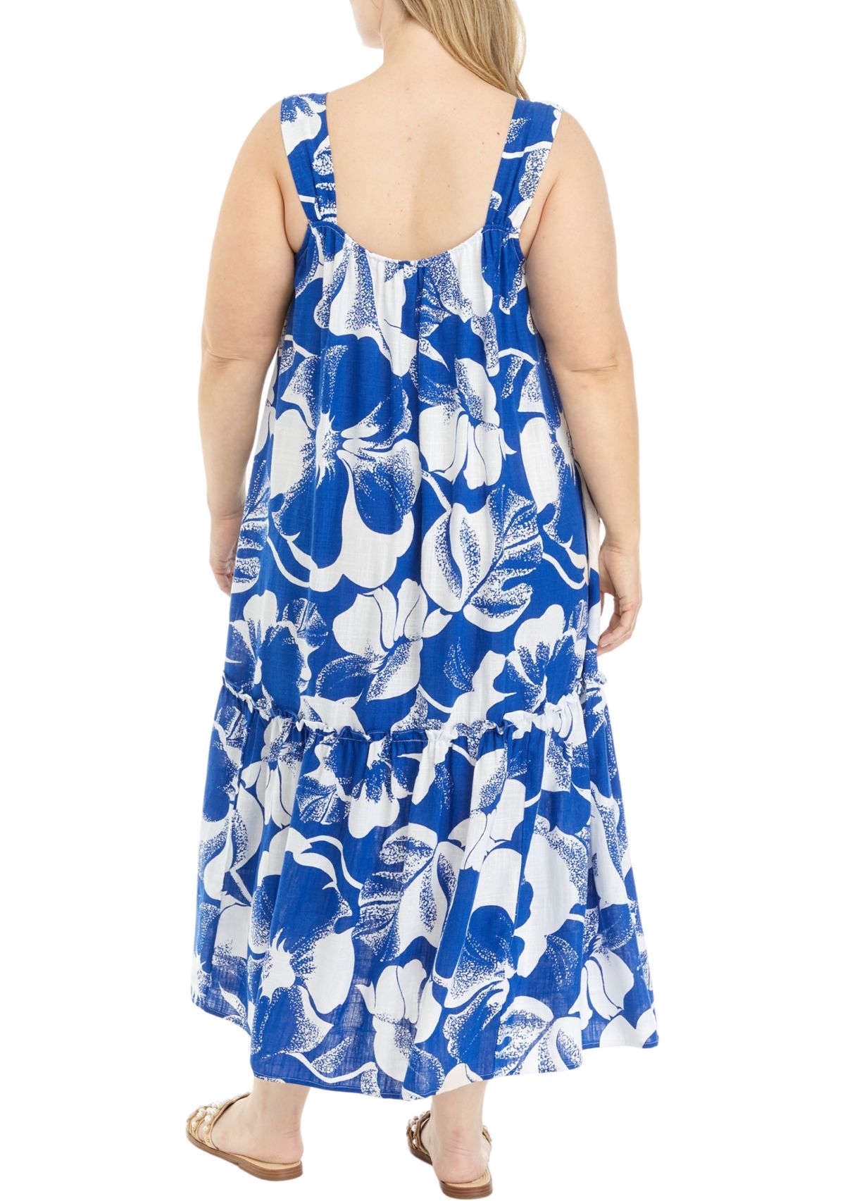 Plus Size Beachy Swing Maxi Dress