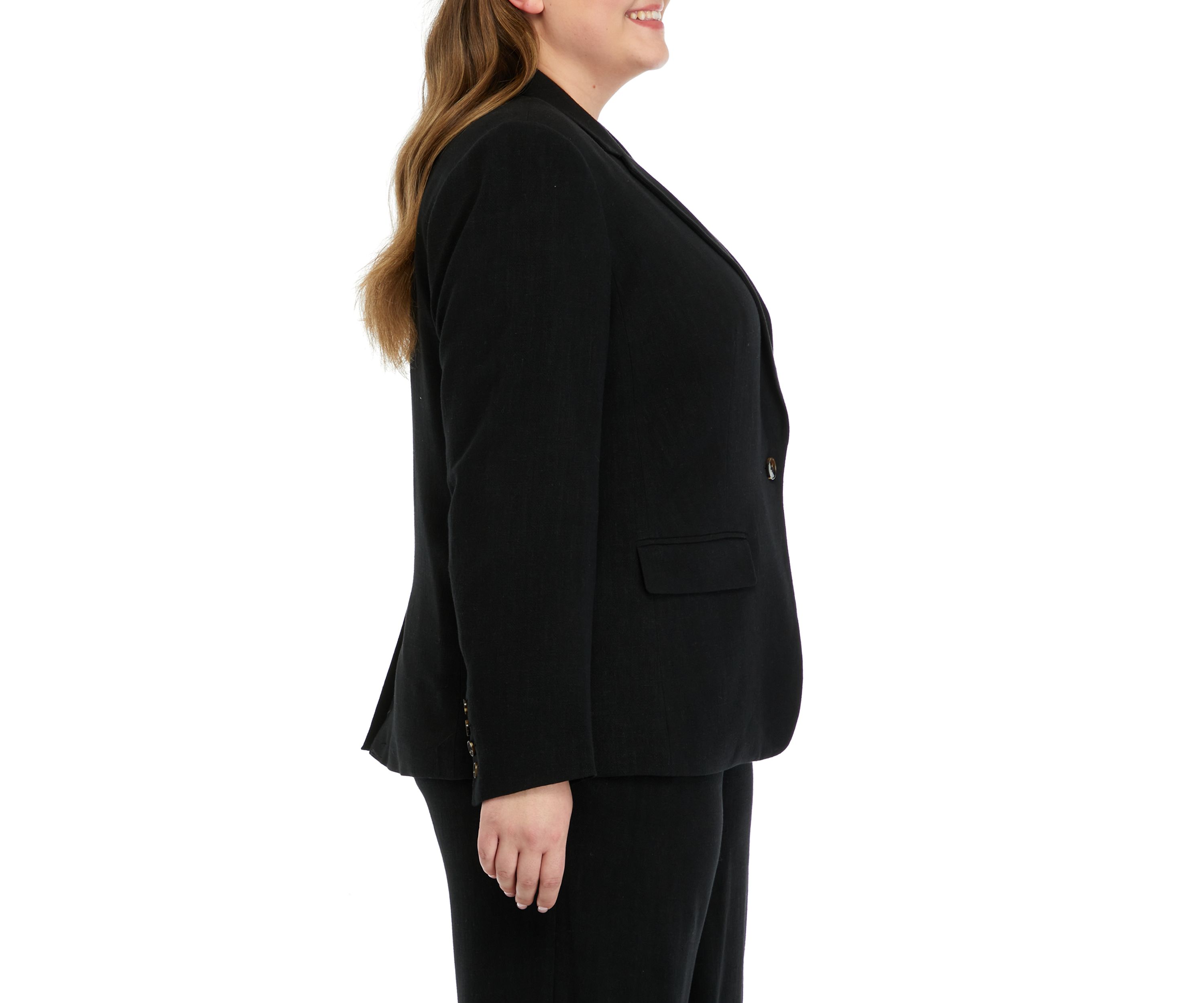 Plus Size Relaxed Blazer