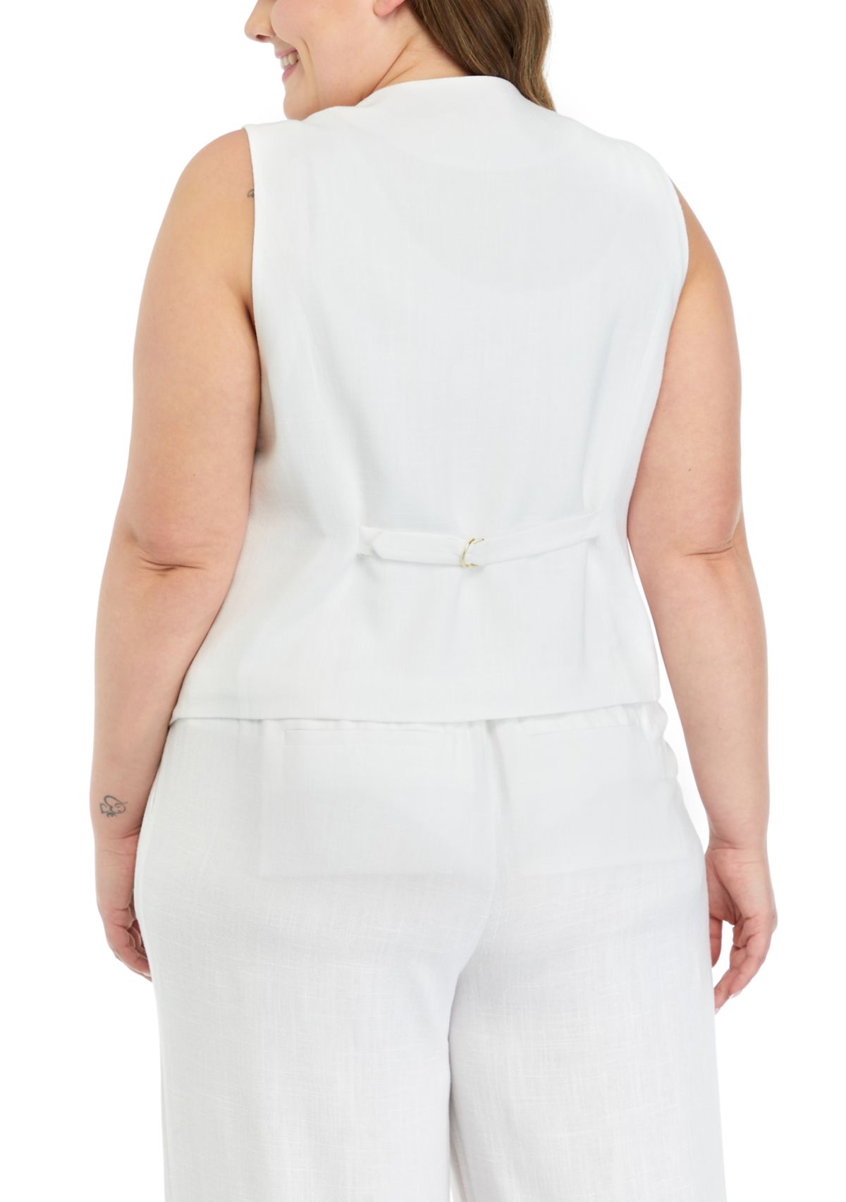 Plus Size Relaxed Vest