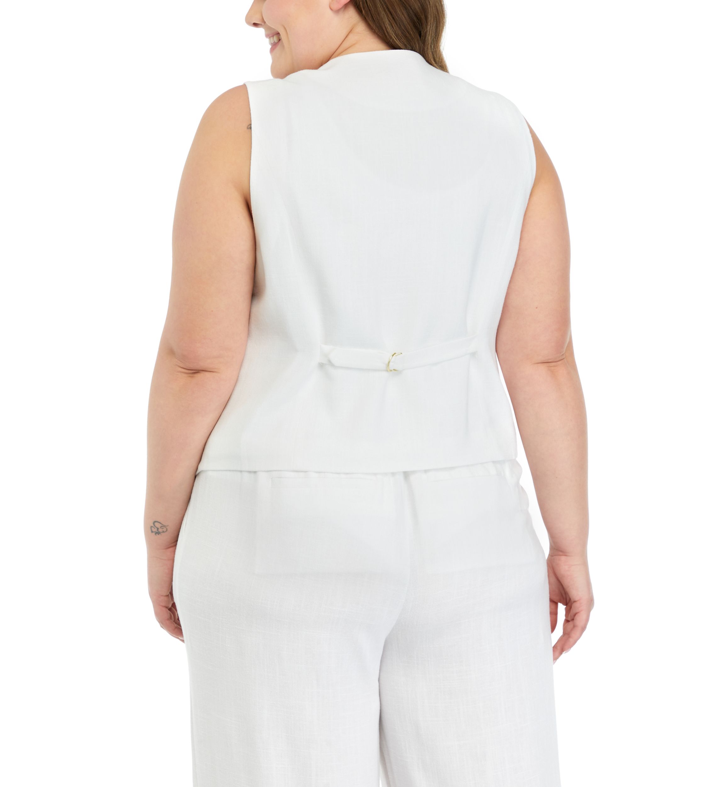 Plus Size Relaxed Vest