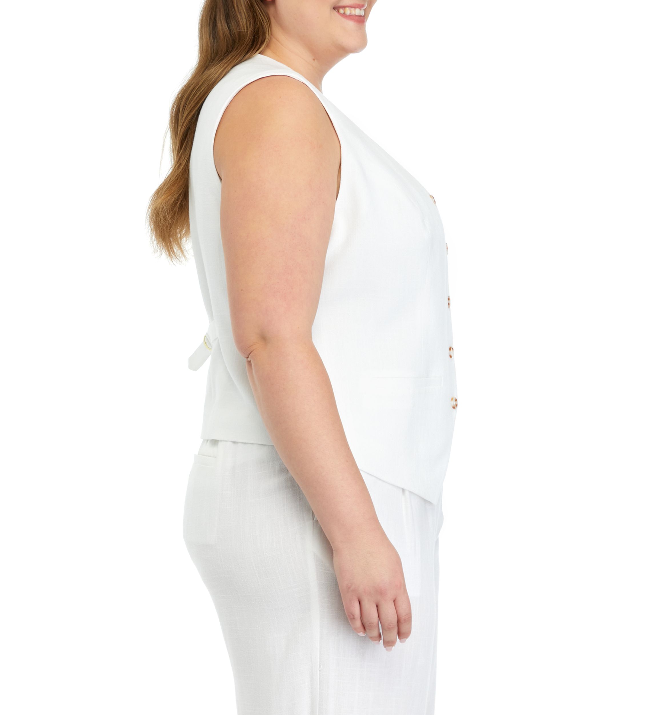 Plus Size Relaxed Vest