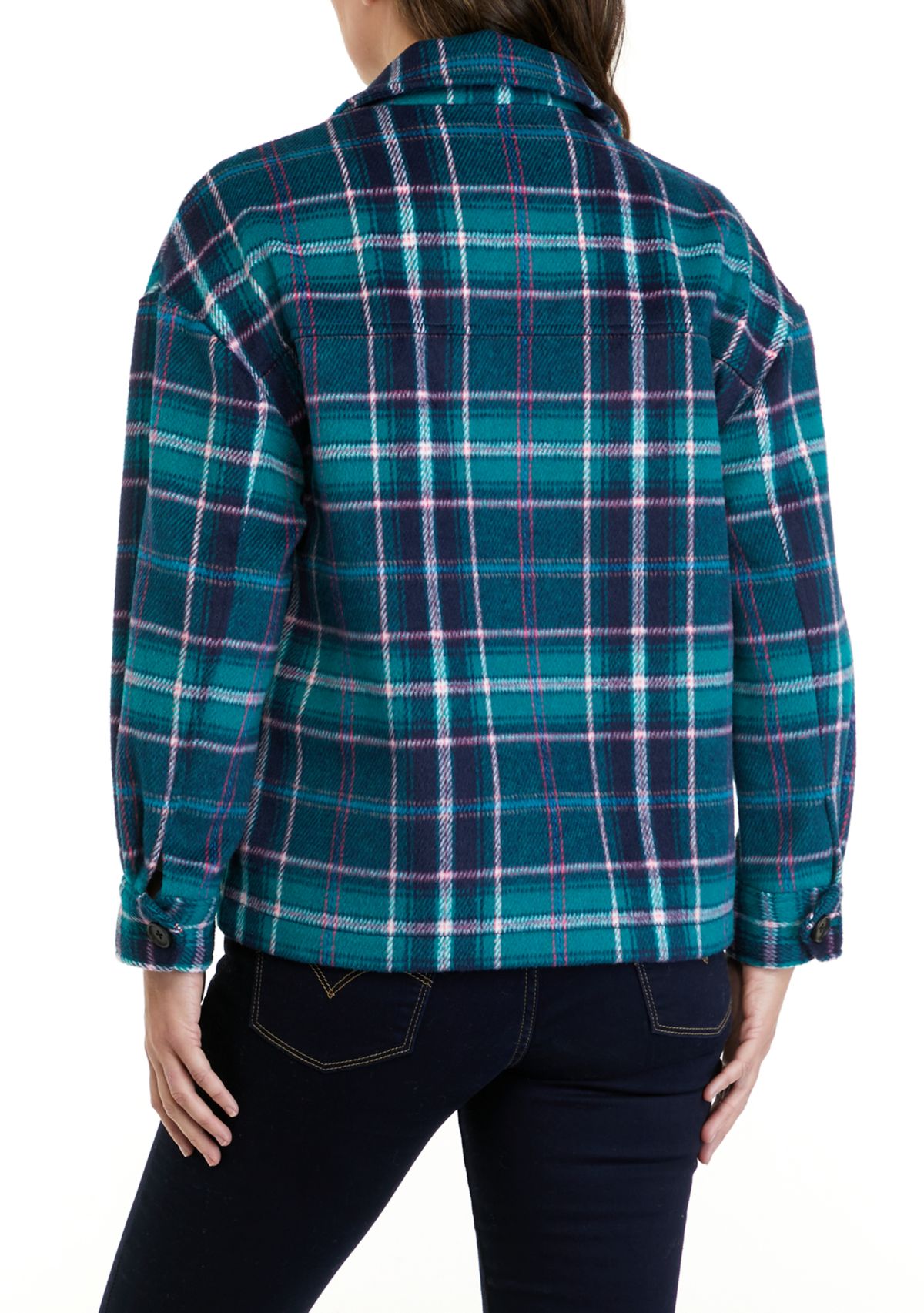 Womens Plaid Shacket