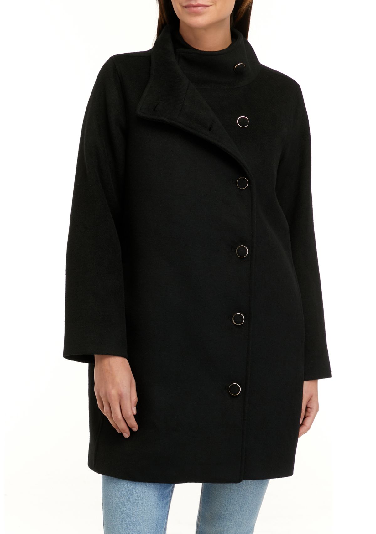 Womens Long Sleeve Car Coat