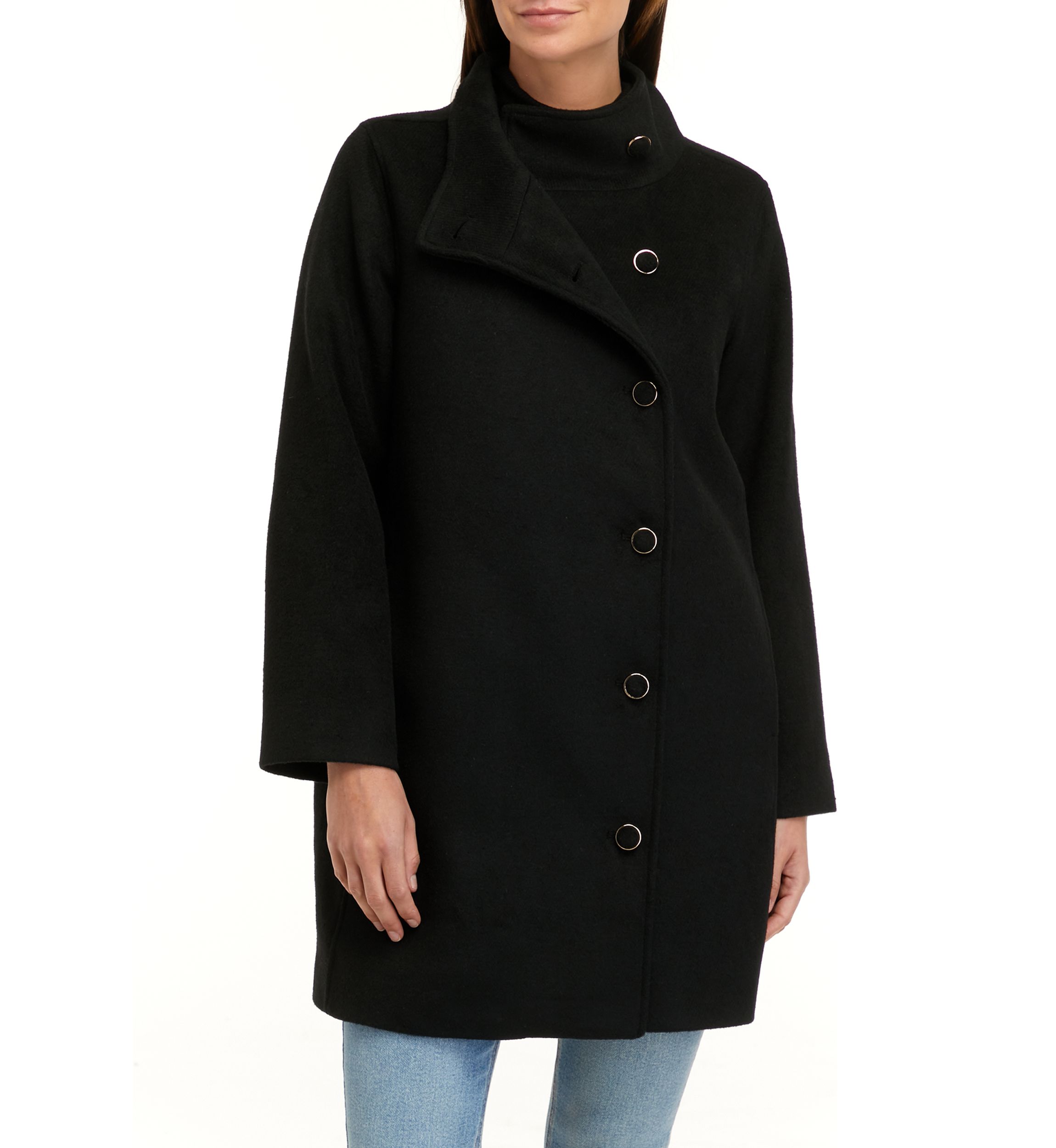 Womens Long Sleeve Car Coat