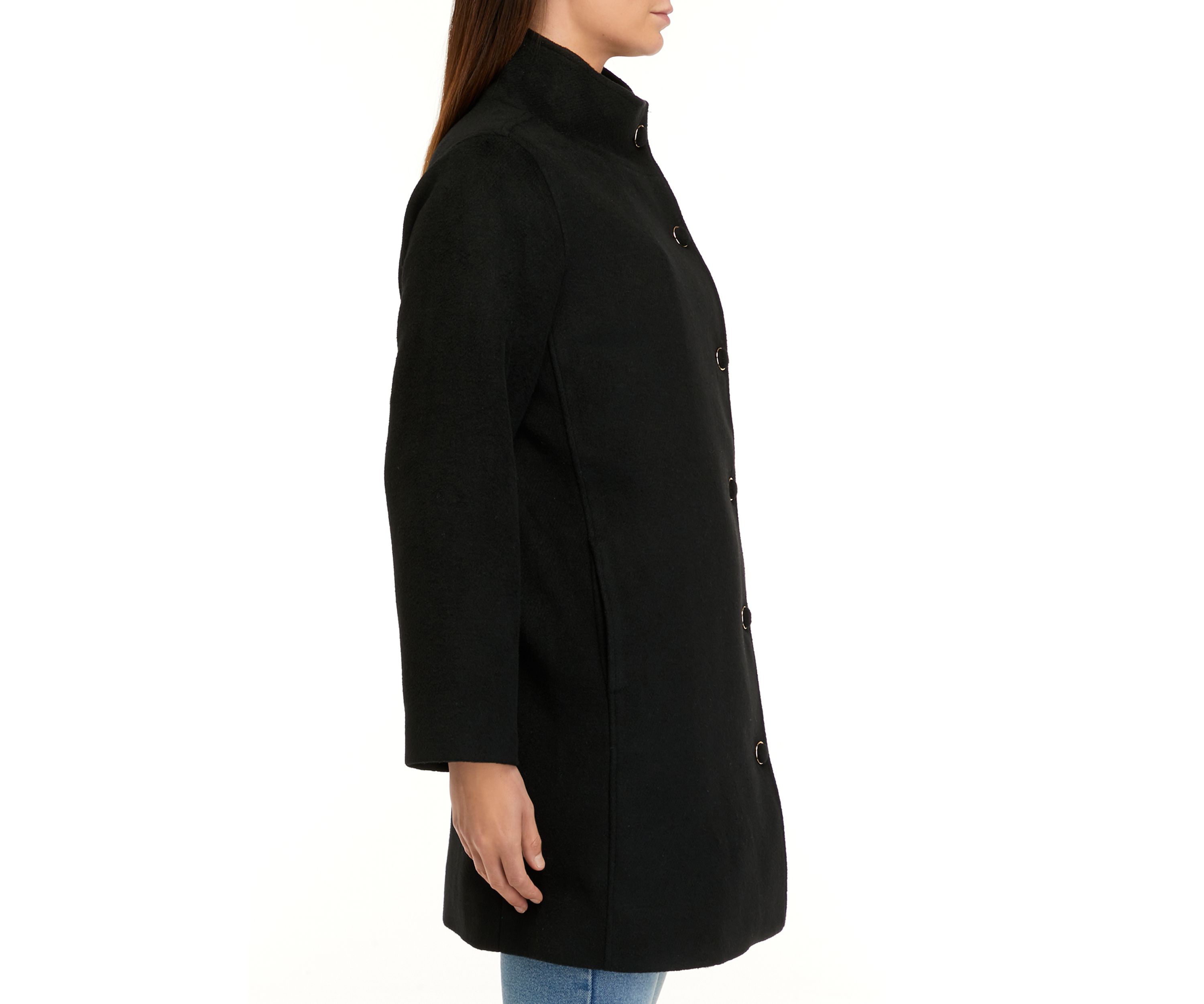 Womens Long Sleeve Car Coat