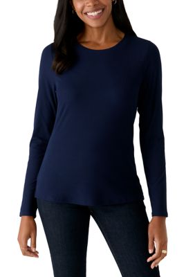 Crown & Ivy Women's Long Sleeve Shirt
