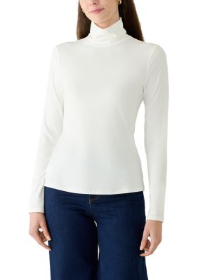 Crown & Ivy Women's Long Sleeve Turtleneck Sweater