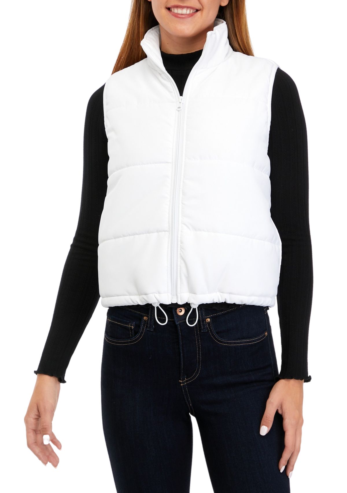 Juniors Solid Puffer Vest