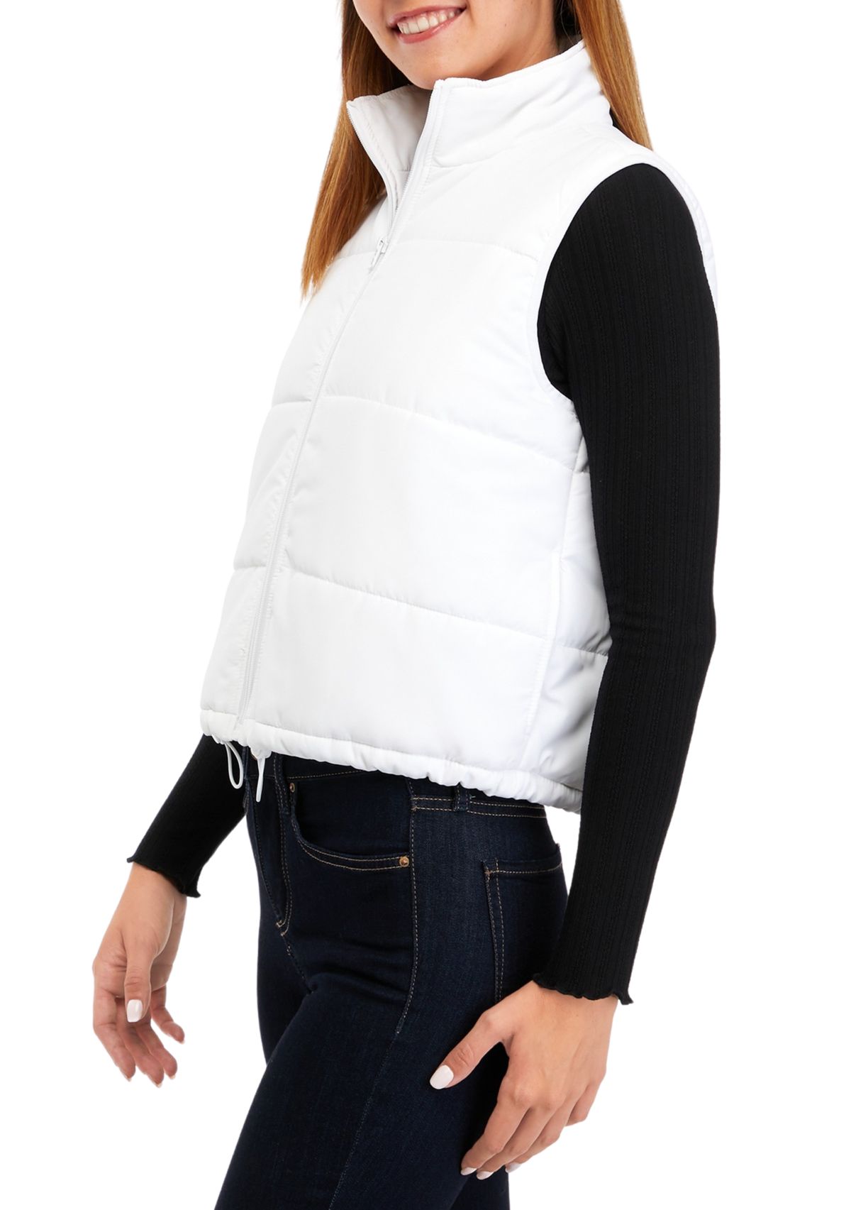 Juniors Solid Puffer Vest