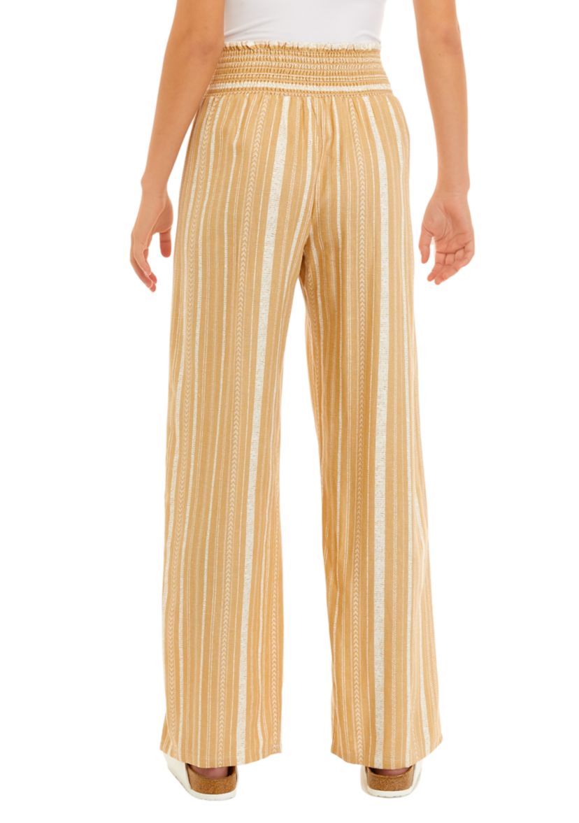   Juniors Pull On Striped Pants 