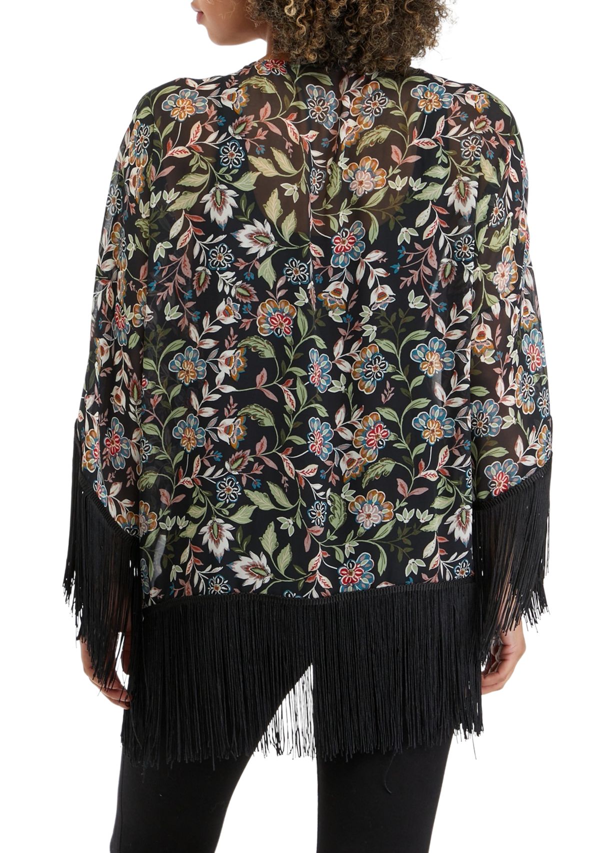 Juniors Fringe Kimono