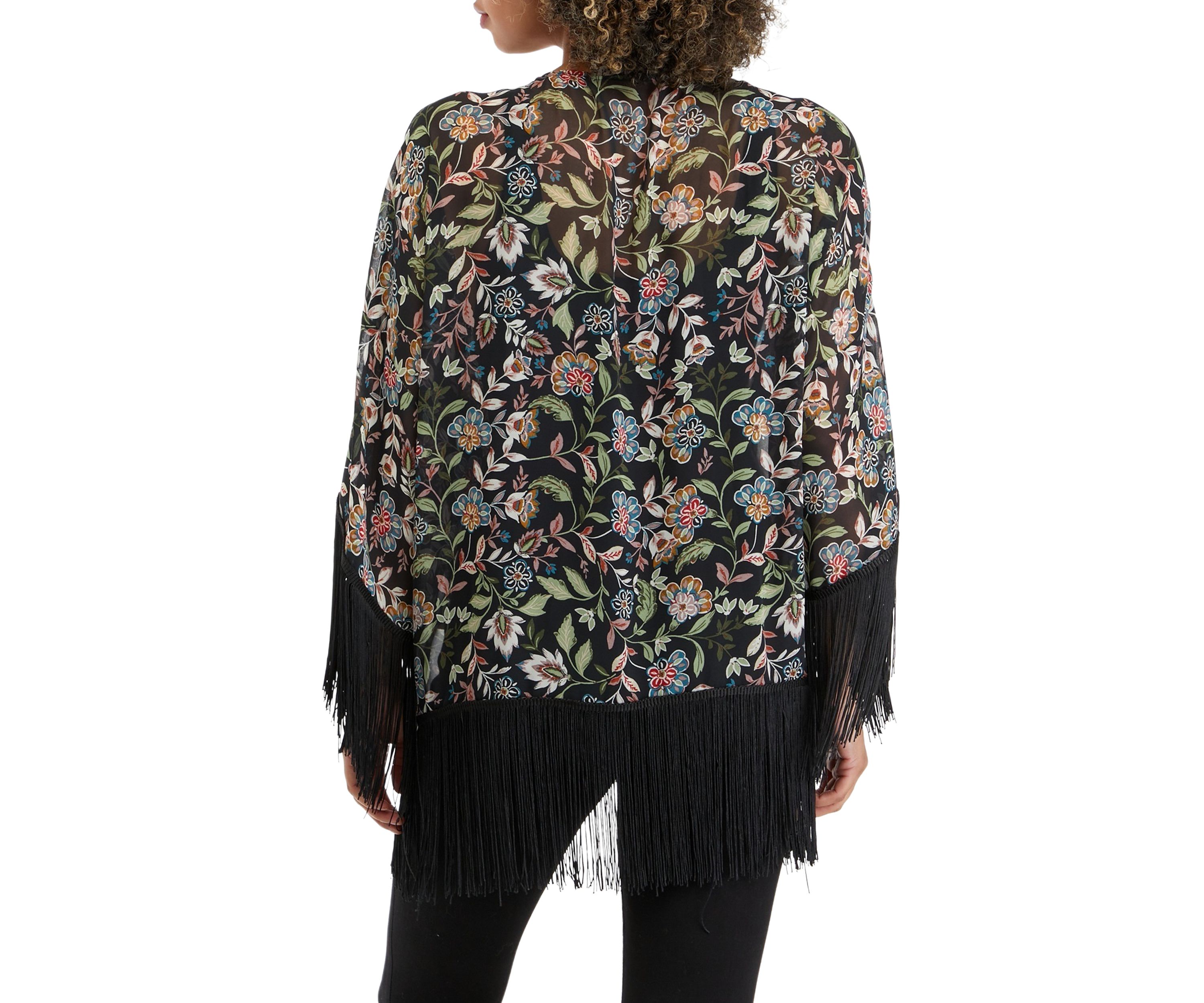Juniors Fringe Kimono