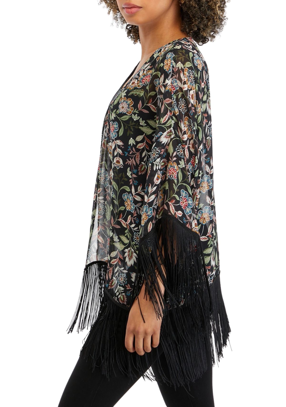Juniors Fringe Kimono