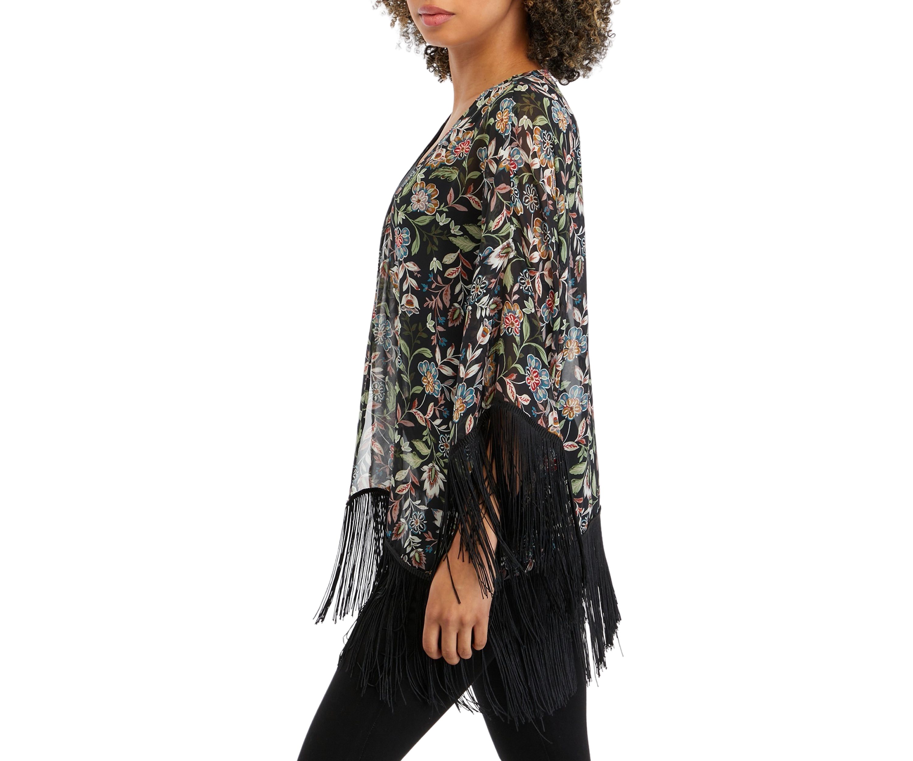 Juniors Fringe Kimono