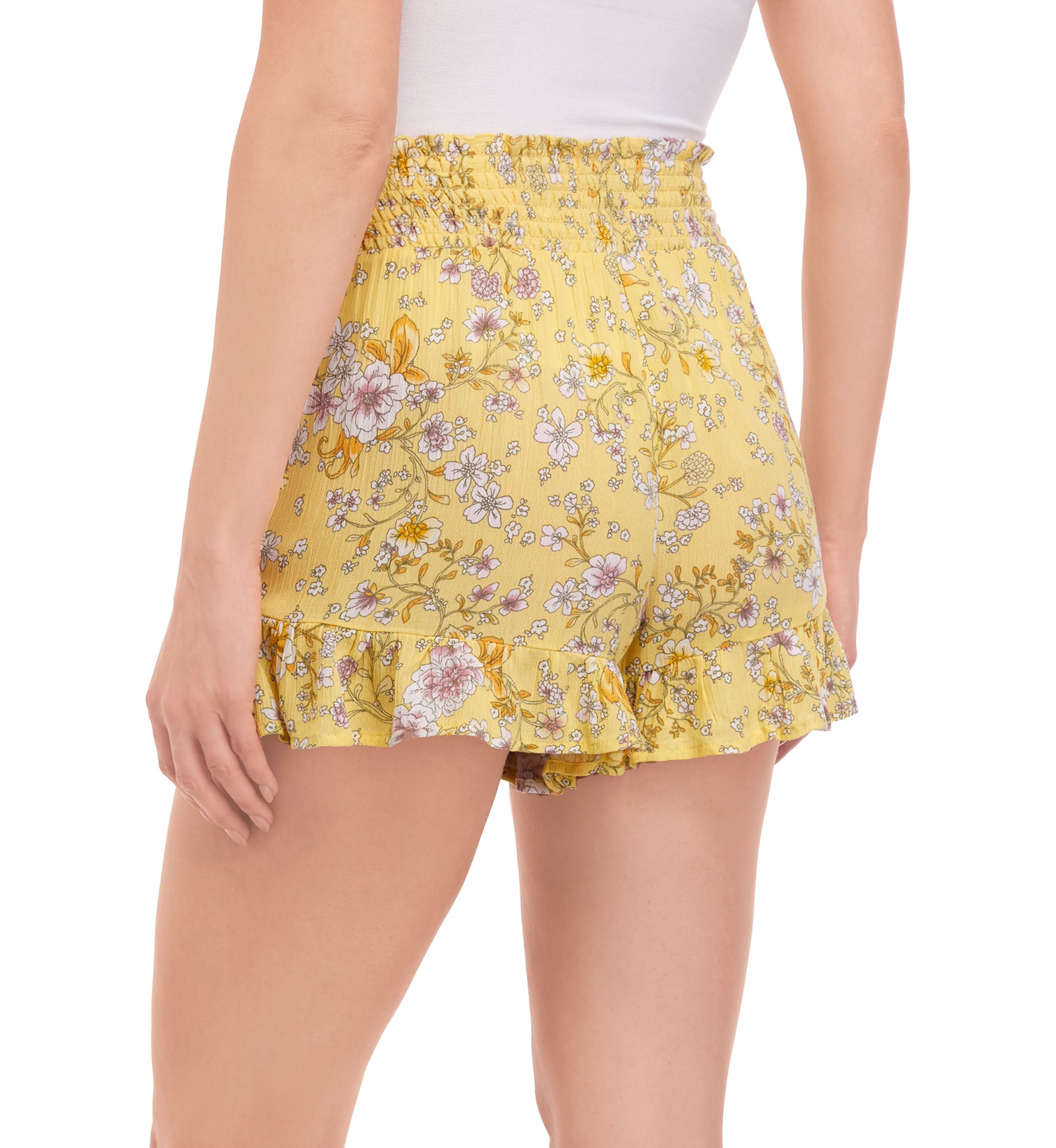 Juniors Pull On Ruffle Shorts