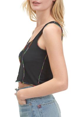 Women's Multicolored Seam Tank