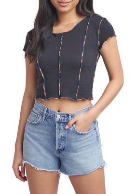 Splendid Women's Multicolored Seam Shirt