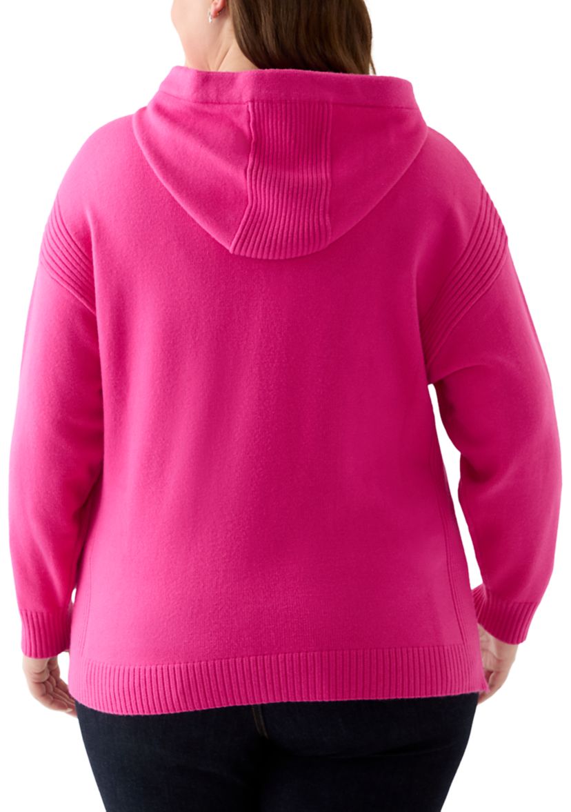 Plus Size Drawstring Hoodie