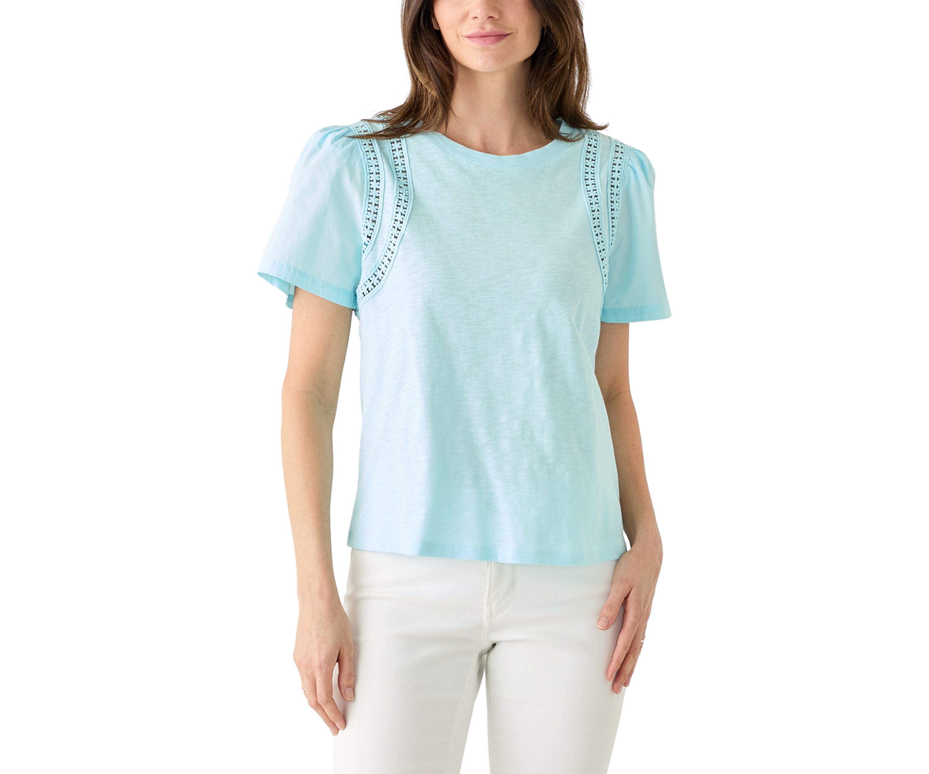 Womens Puff Sleeve Top